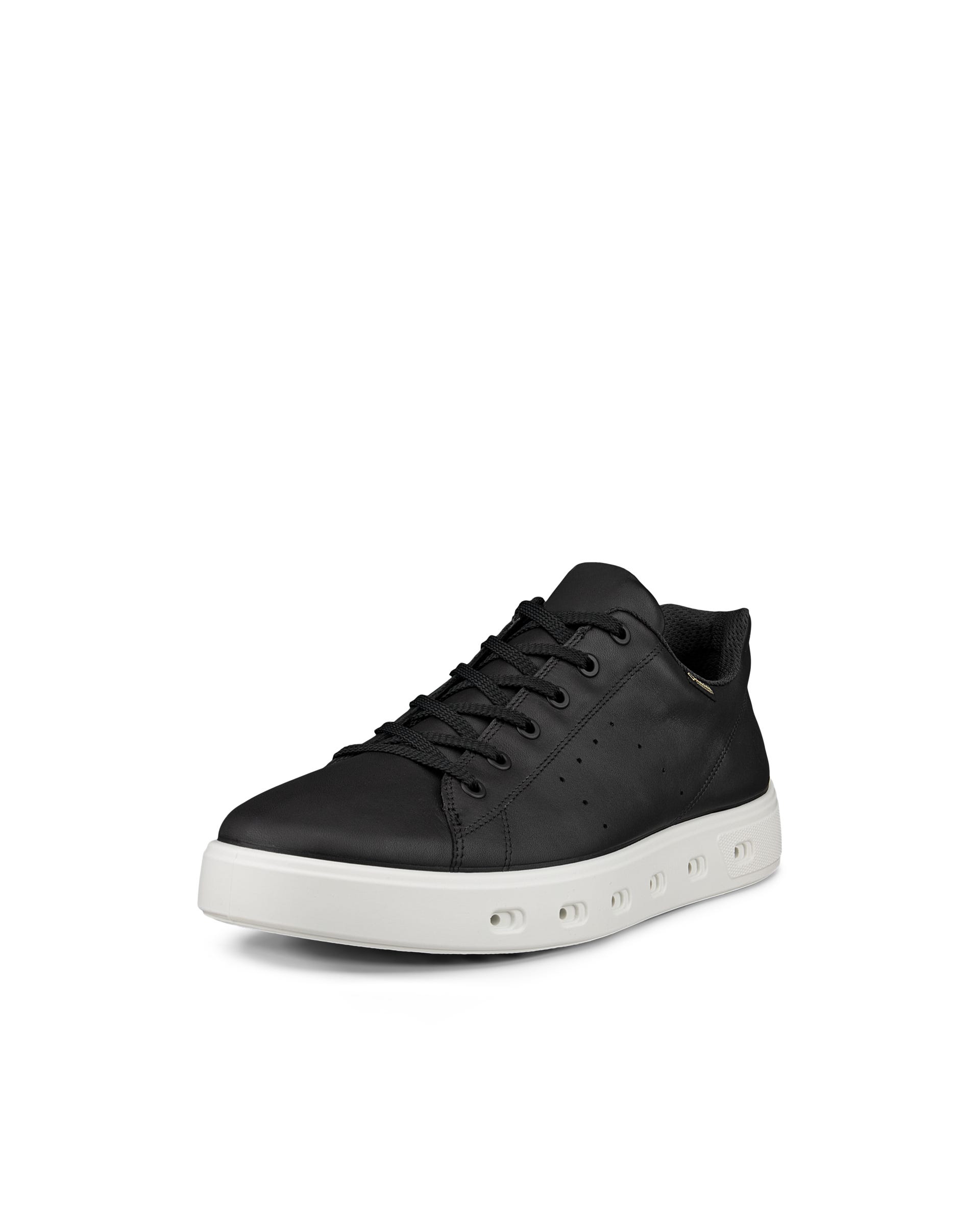 ECCO® Street 720 baskets en cuir Gore-Tex pour homme - Noir - Main