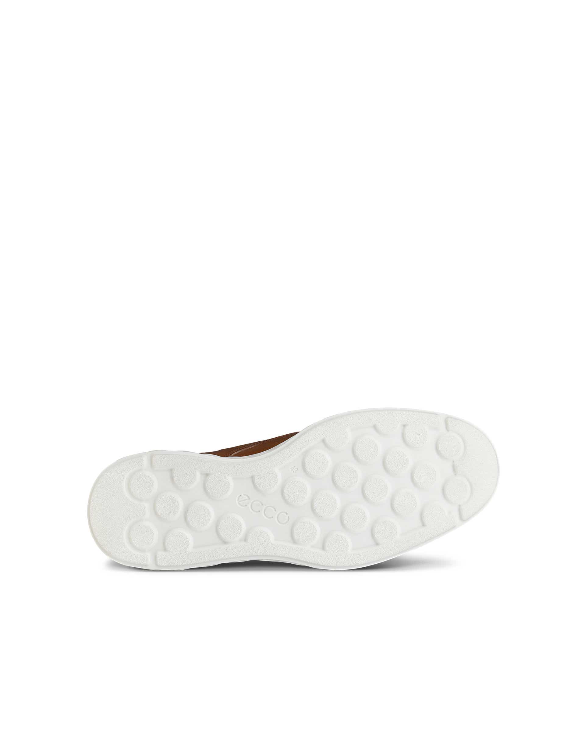 Men's ECCO® S Lite Leather Derby Shoe - Brown - Sole