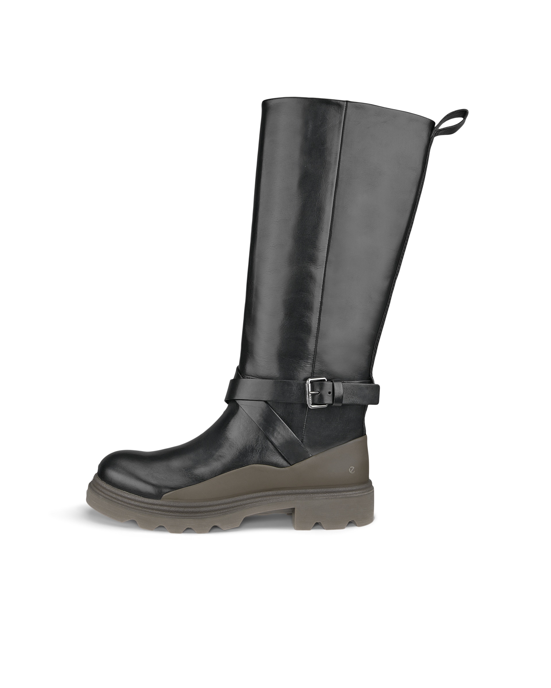ECCO Grainer ウィメンズ レザーハイカットブーツ - ブラウン - Outside