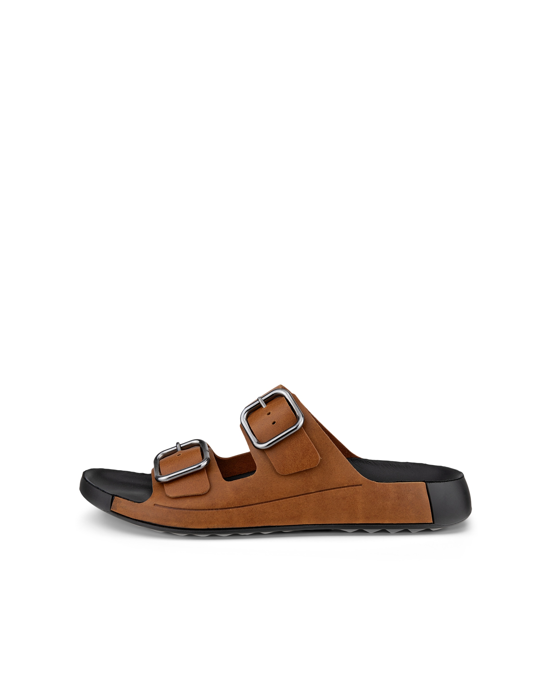 ECCO Men's Cozmo 2 Leather Sandals - Brown - Outside