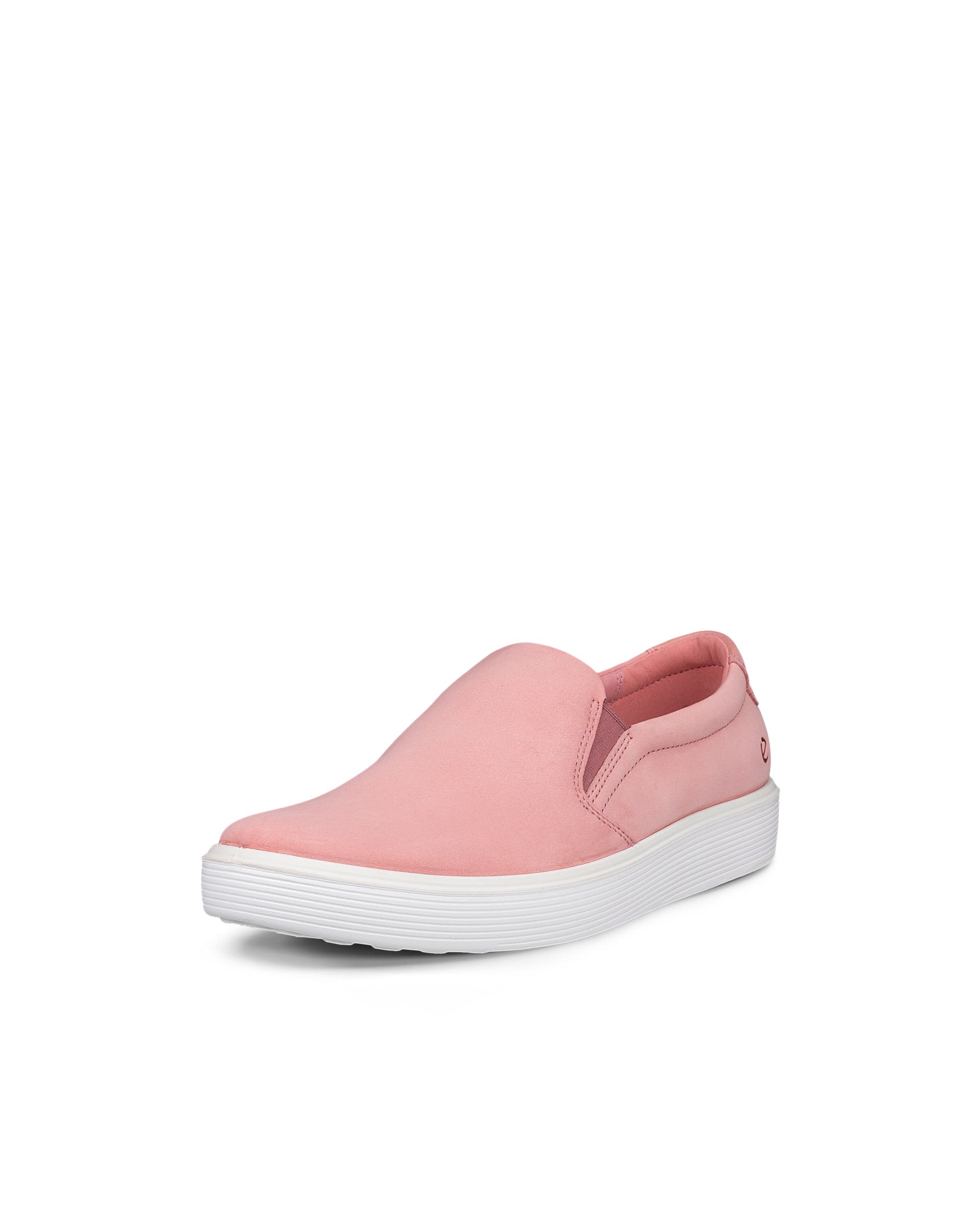 Chaussure à enfiler en cuir ECCO® Soft 60 pour femmes - Rose - Main