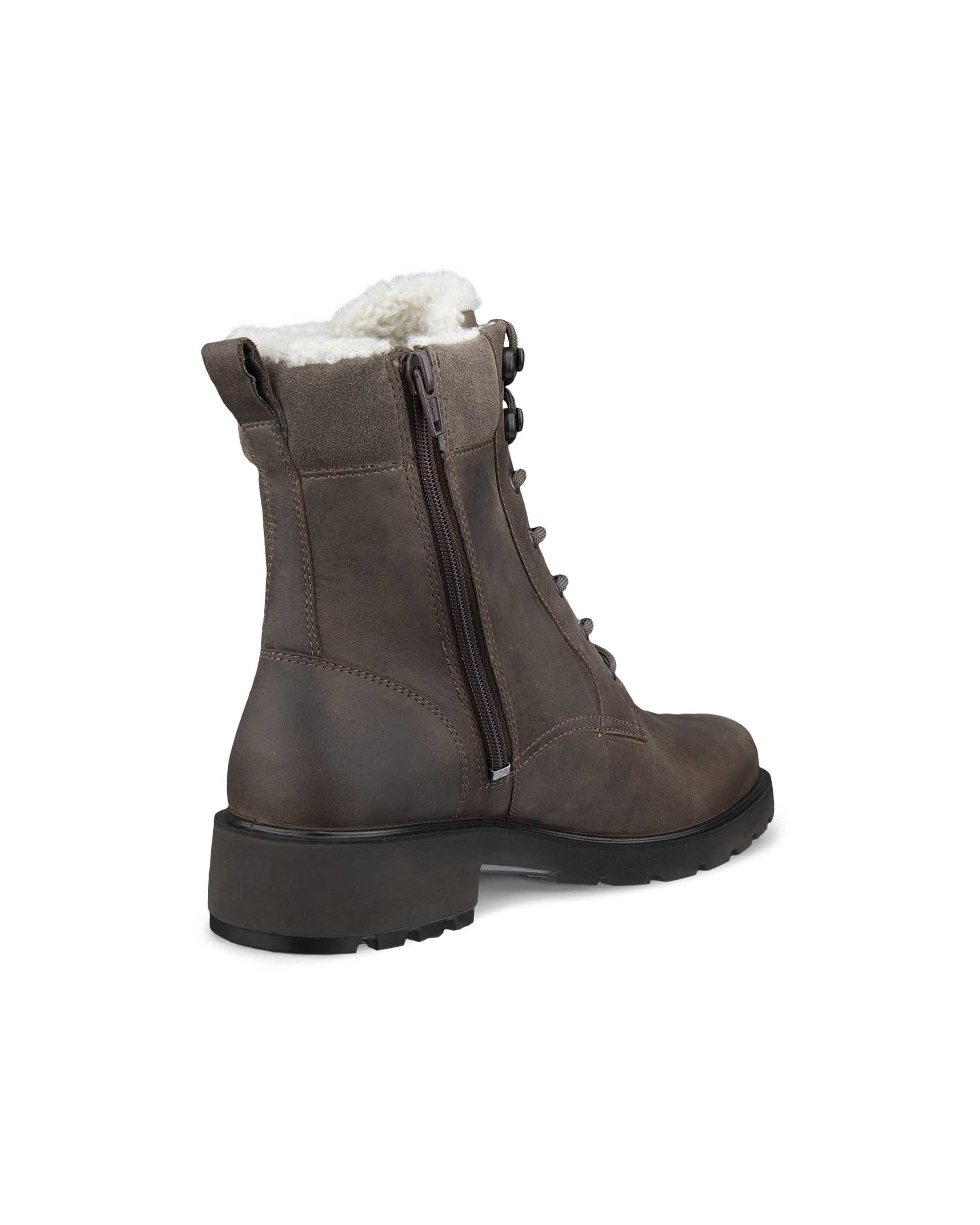 ECCO® METROPOLE VIENNA Damen Winterstiefel aus Nubukleder - Braun - Back