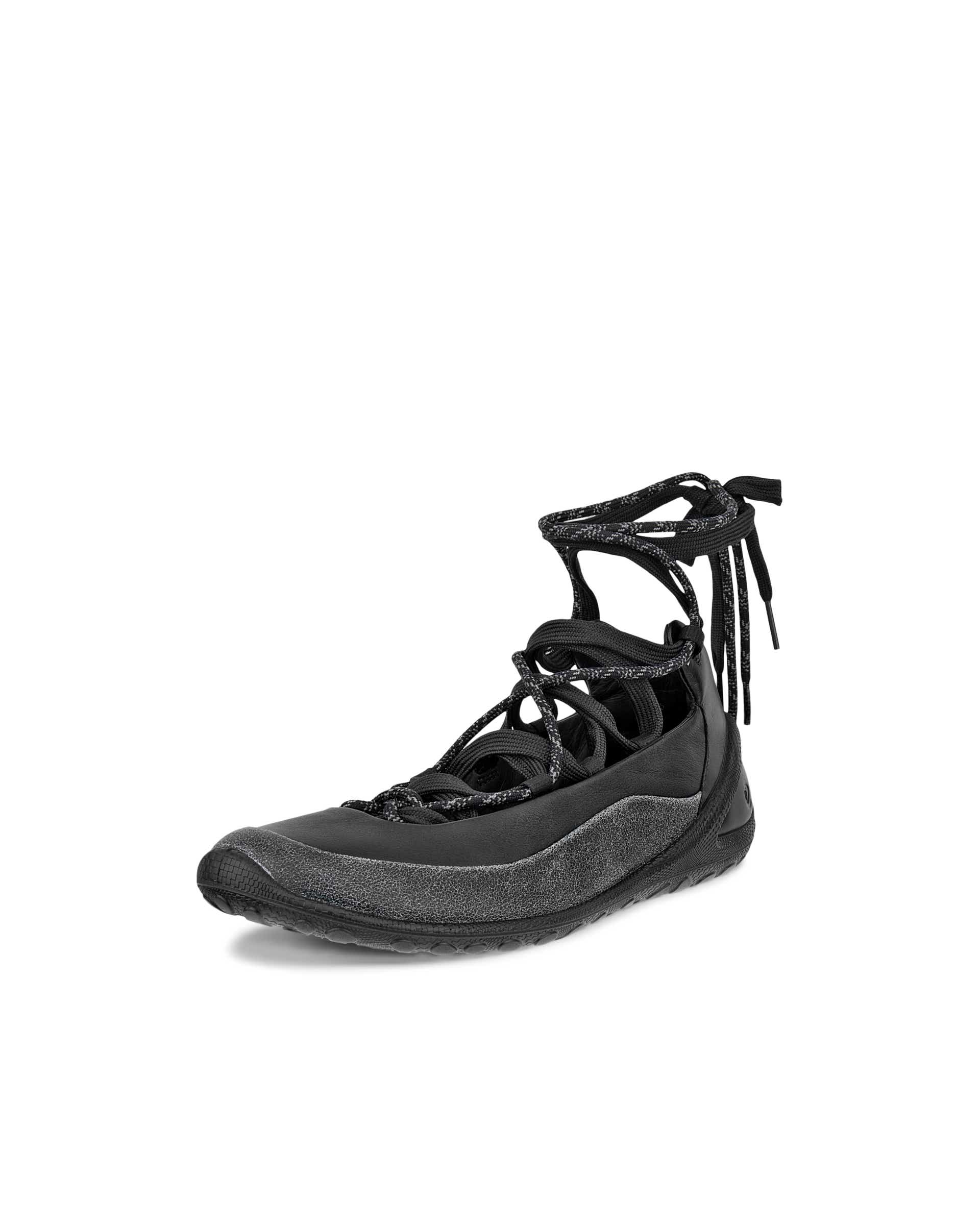 ECCO® BIOM Lite baskets de plein air en cuir pour femme - Noir - Main