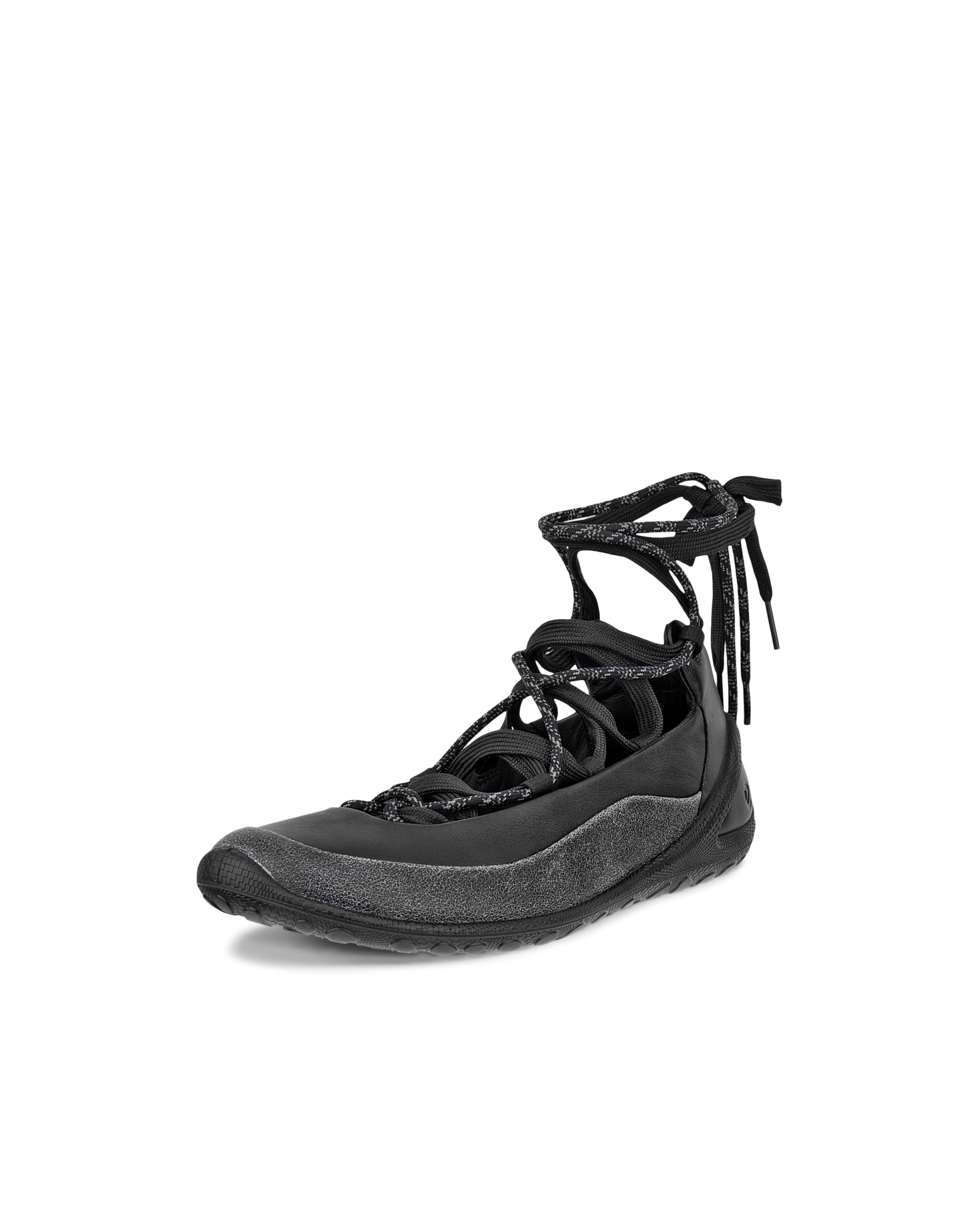 ECCO® BIOM Lite baskets de plein air en cuir pour femme - Noir - Main
