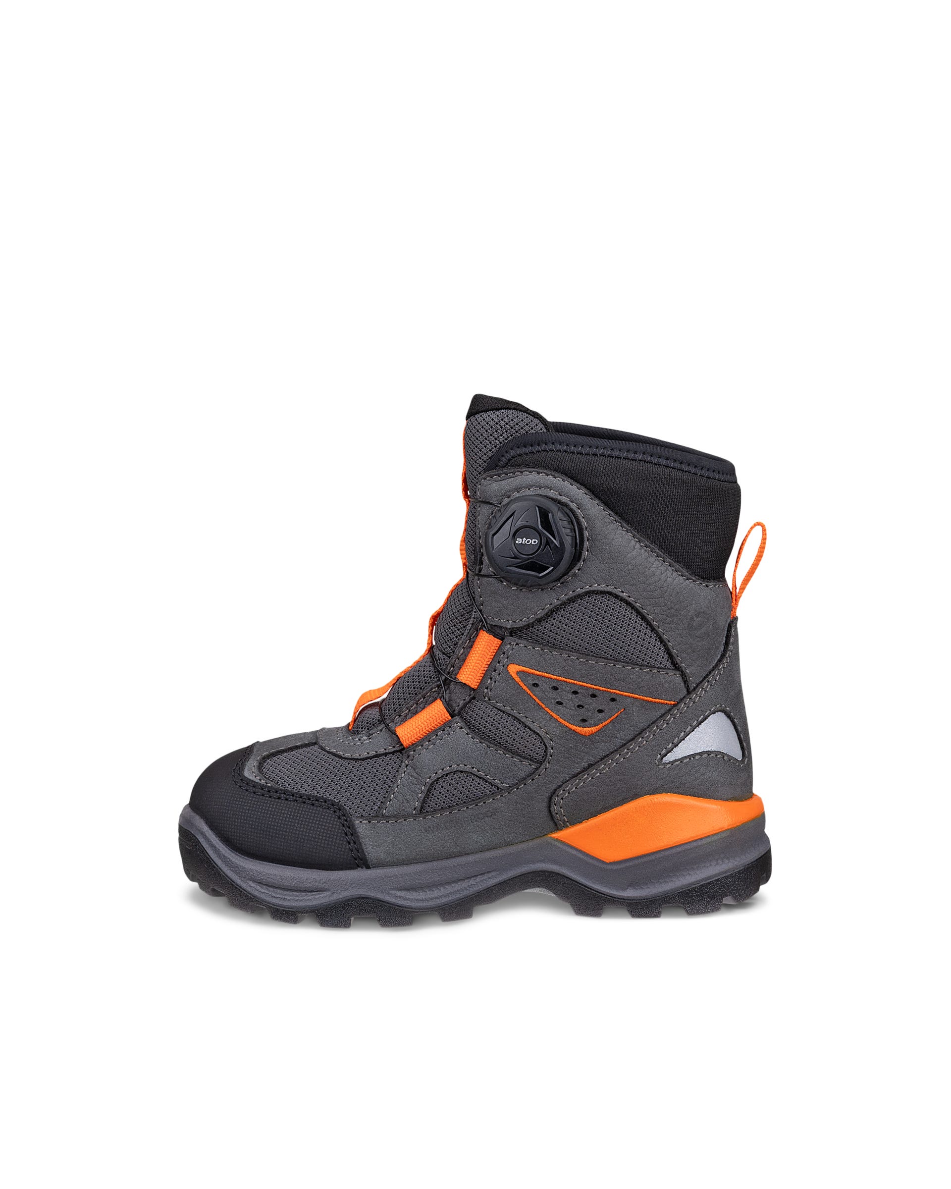 Botas impermeáveis inverno nobuck criança ECCO® SNOW MOUNTAIN - Cinzento - Outside