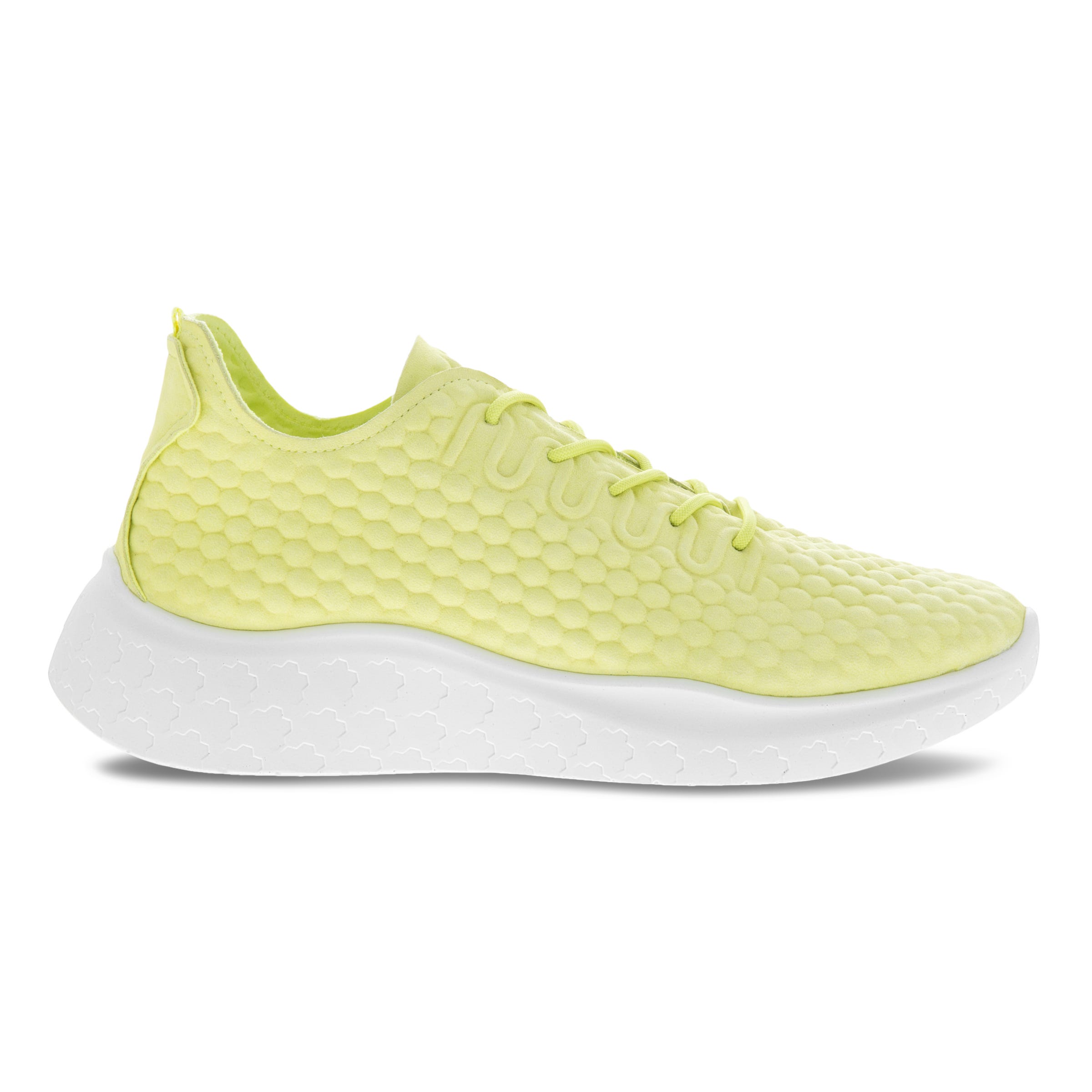 Women's ECCO® Therap Nubuck Sneaker - Yellow - Outside
