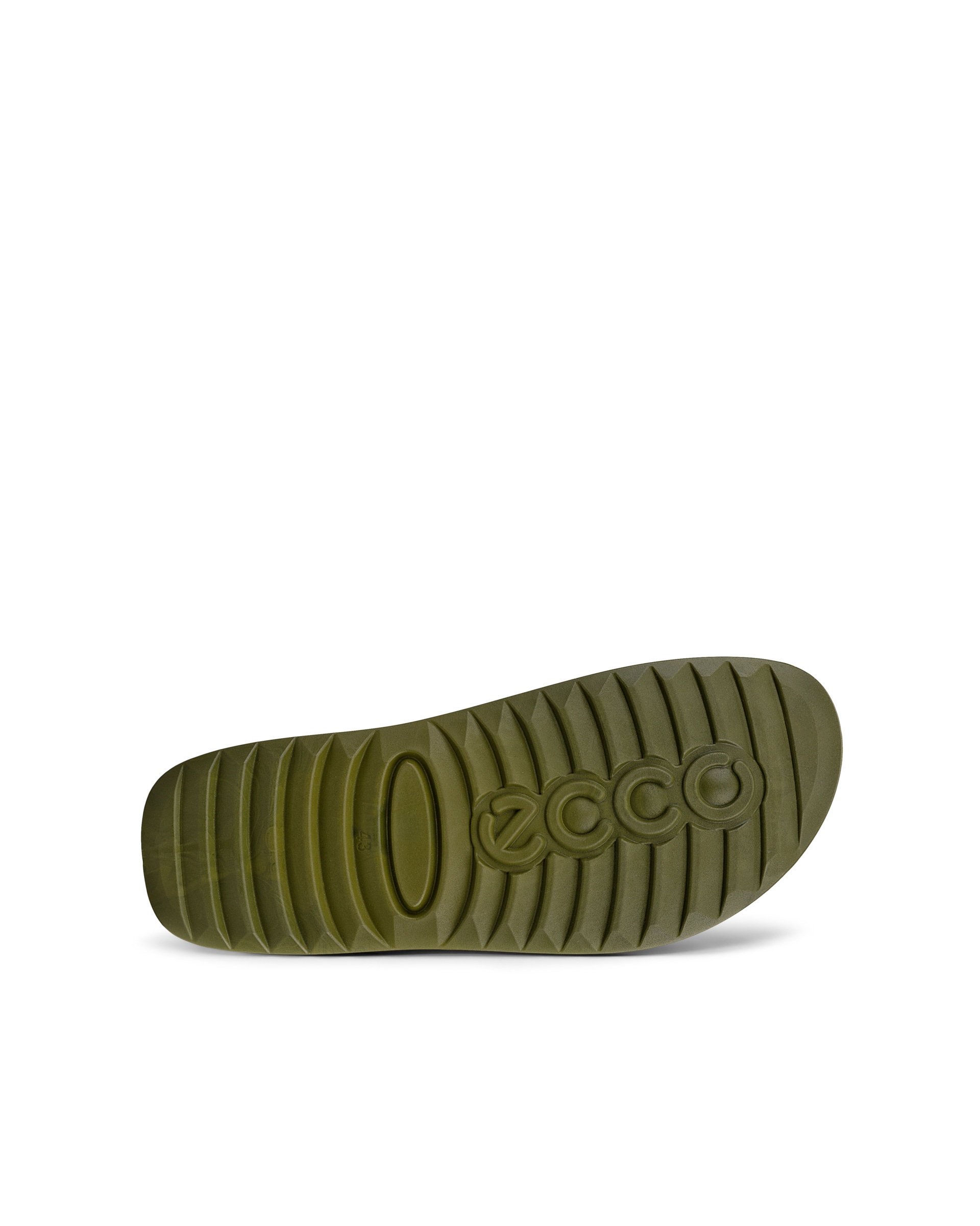 ECCO® Cozmo muške sandale od nabuka s dvjema trakama - Zelena - Sole
