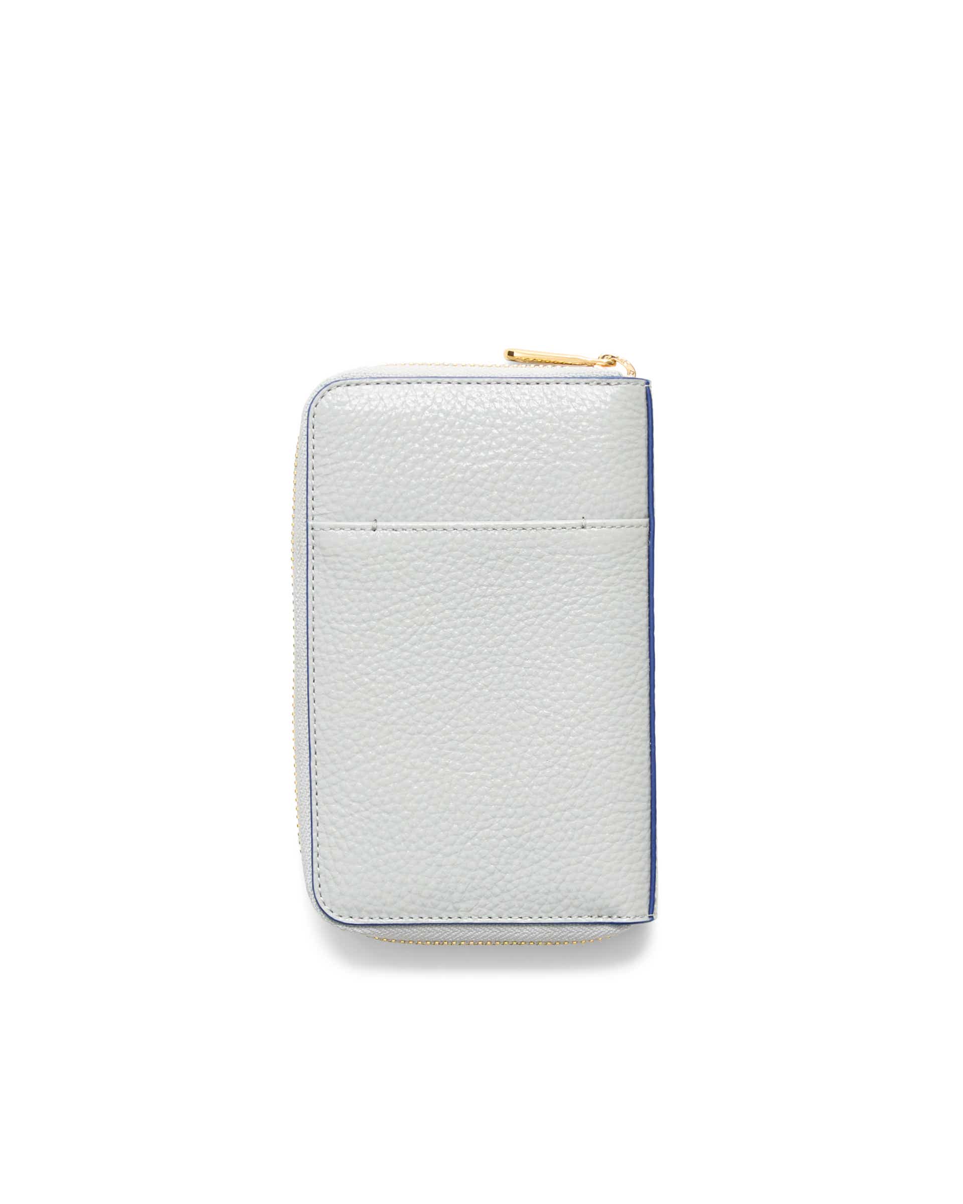 ECCO Wallet Zipped Pebbled レザーウォレット - グレー - Back