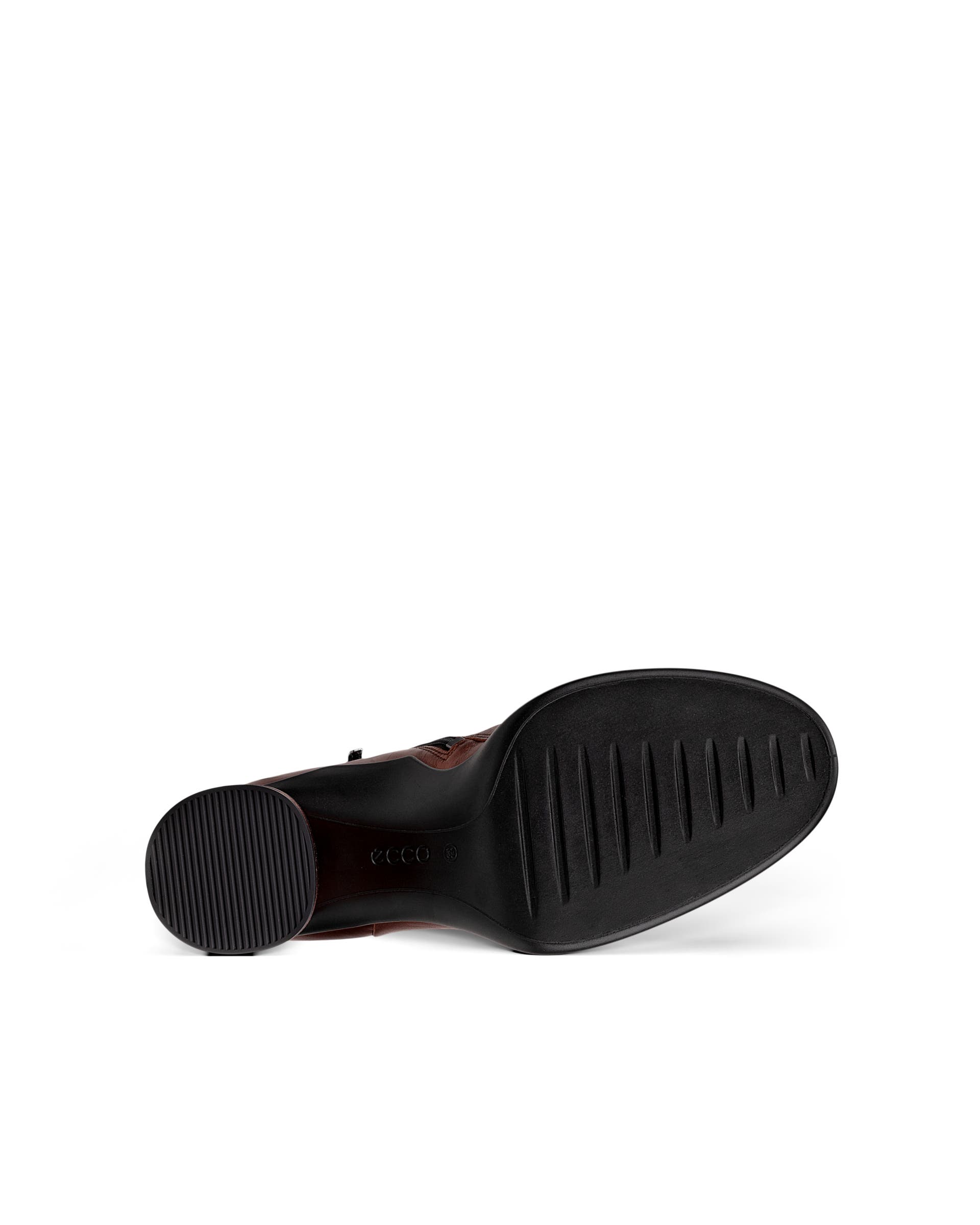 Women's ECCO® Sculpted LX 55 Leather Mid-Cut Boot - Brown - Sole