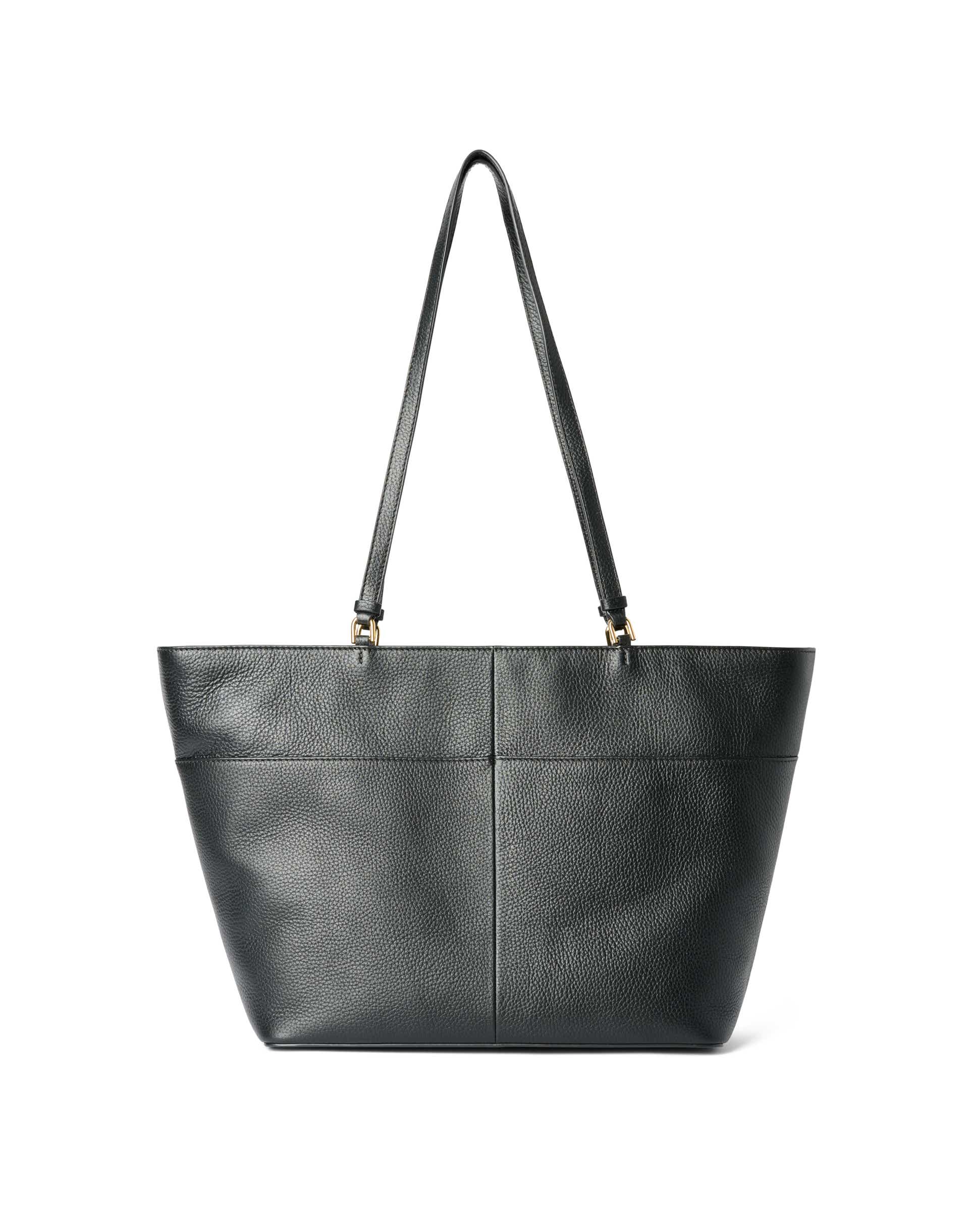 ECCO® ESSENTIAL TOTE EW dame tote bag skinn - Svart - Back