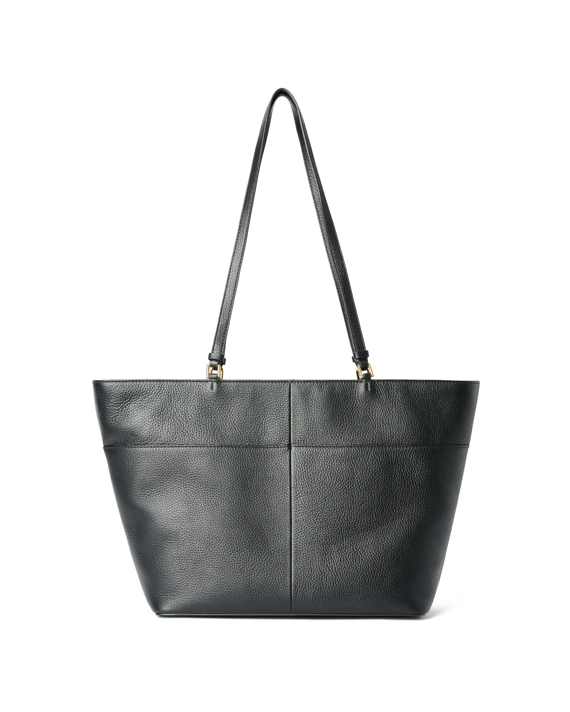 ECCO® ESSENTIAL TOTE EW dame tote bag skinn - Svart - Back