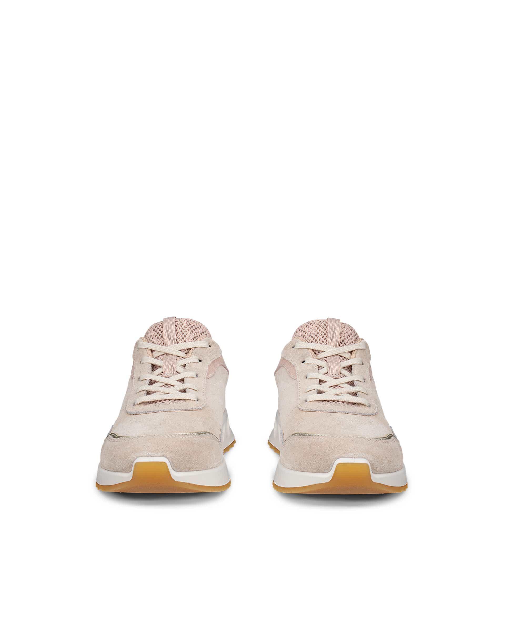 Damskie zamszowe buty outdoorowe ECCO® OTM - Różowy - Front pair