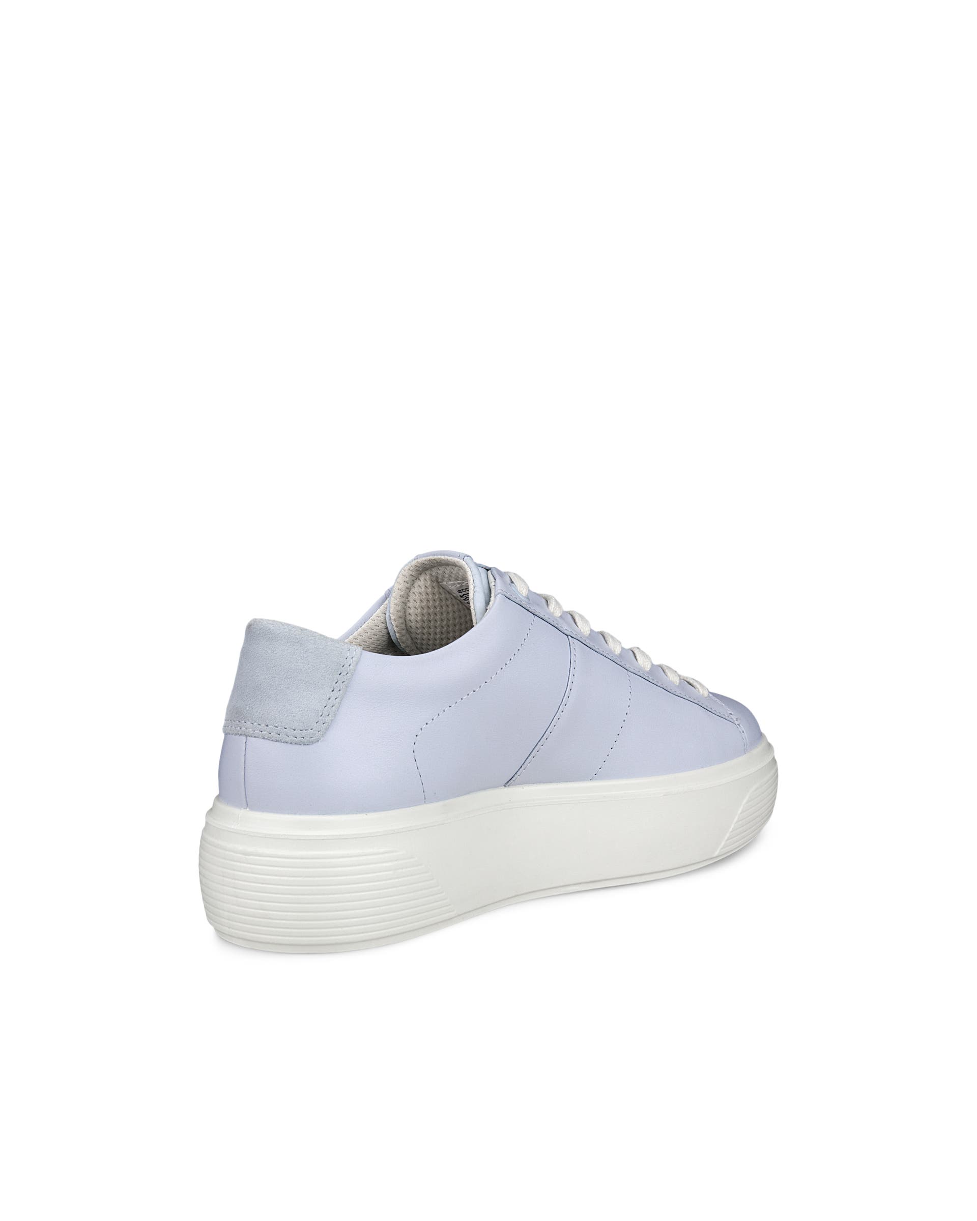 ECCO Street Platform ウィメンズ レザースニーカー - ブルー - Back