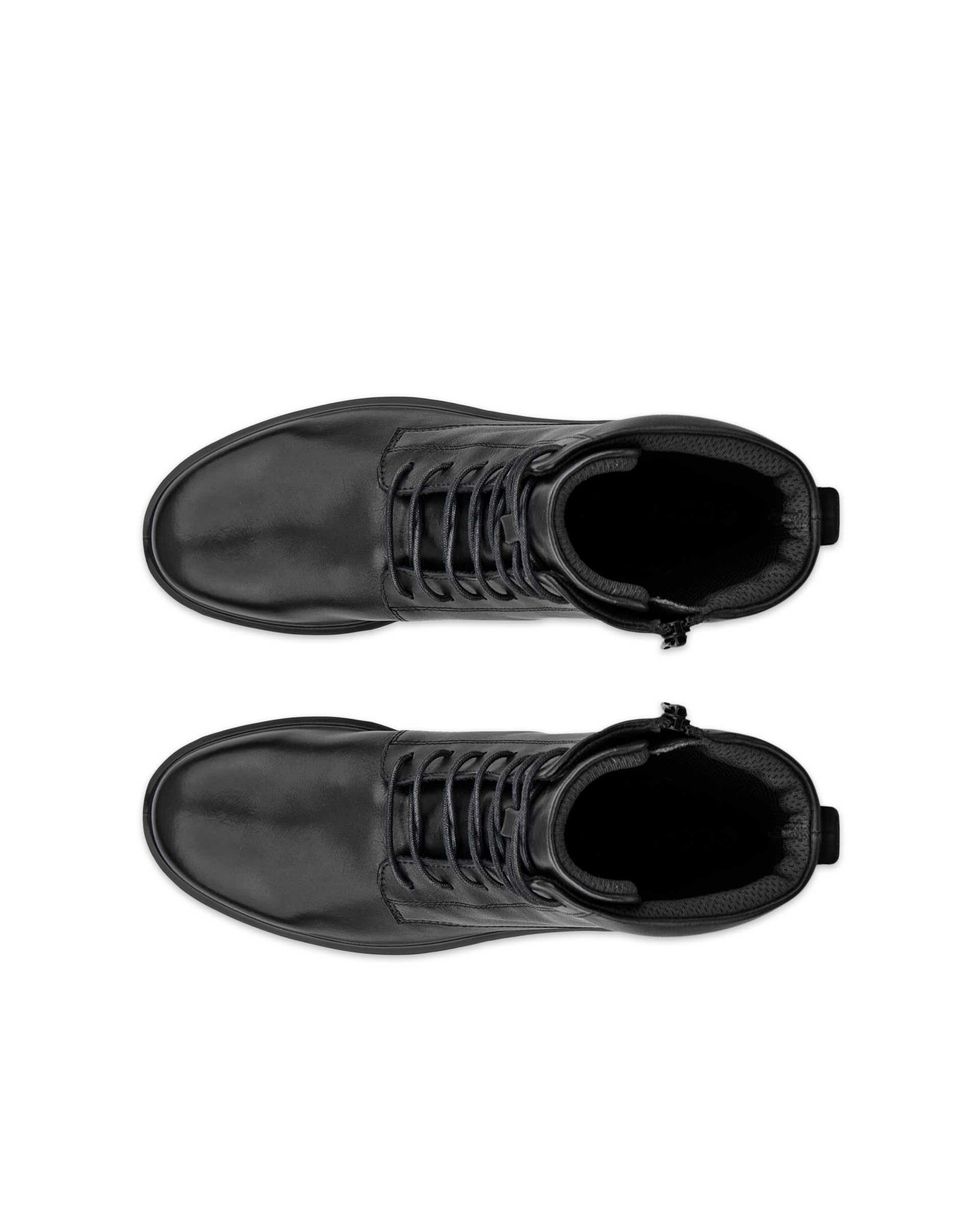 ECCO® METROPOLE VIENNA dames leren veterlaars - Zwart - Top left pair