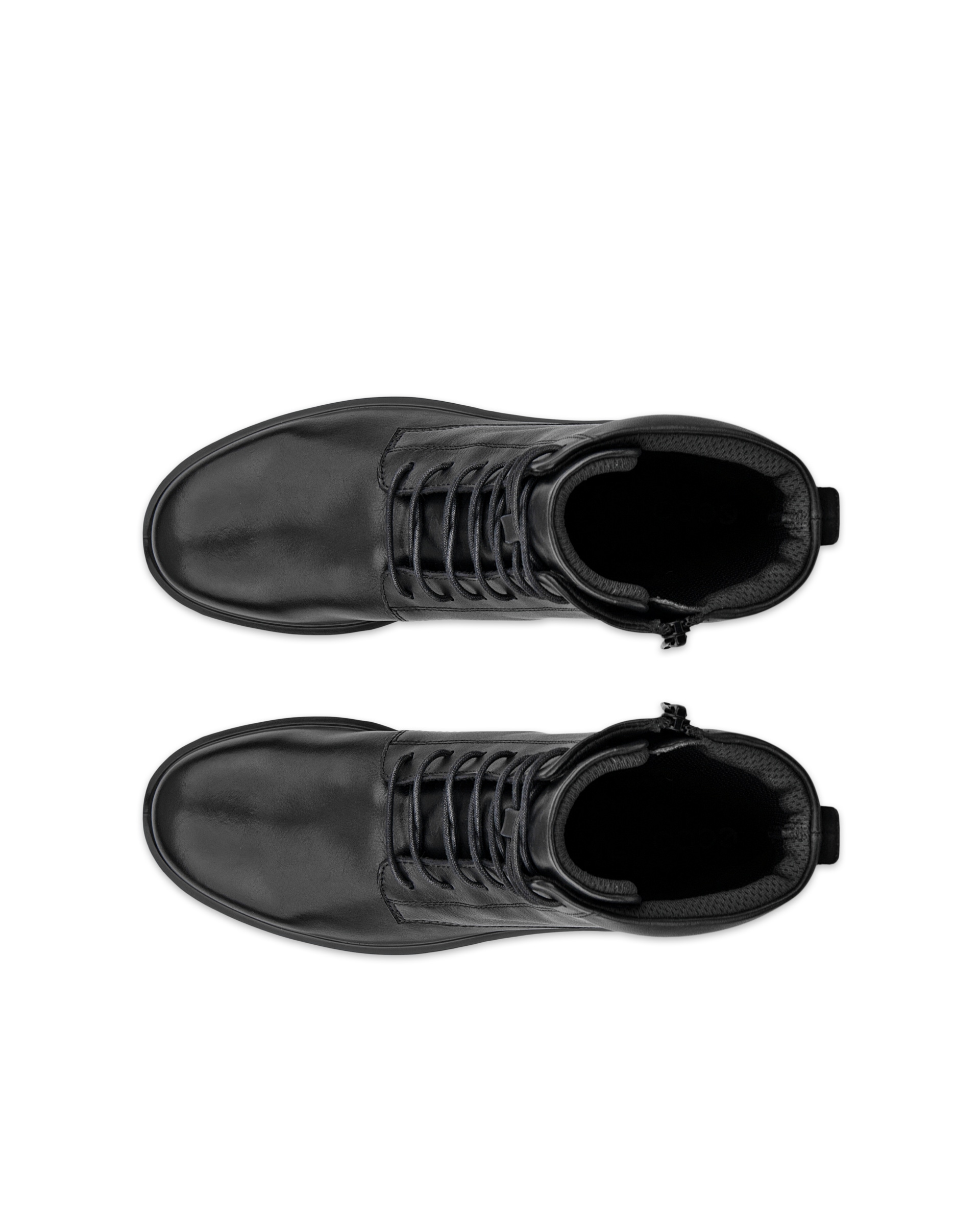 ECCO® METROPOLE VIENNA dames leren veterlaars - Zwart - Top left pair
