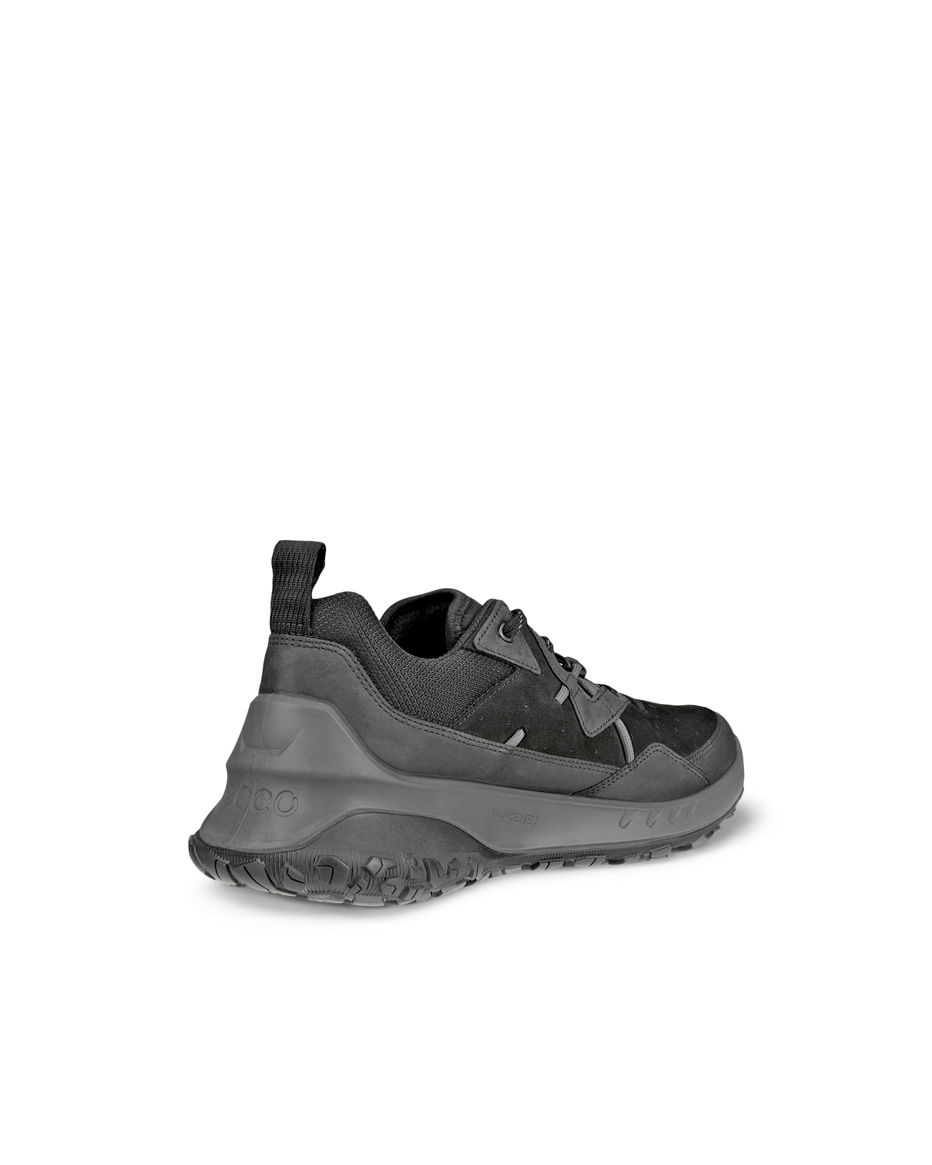 Men's ECCO® ULT-TRN Low Nubuck Hiking Shoe - Black - Back