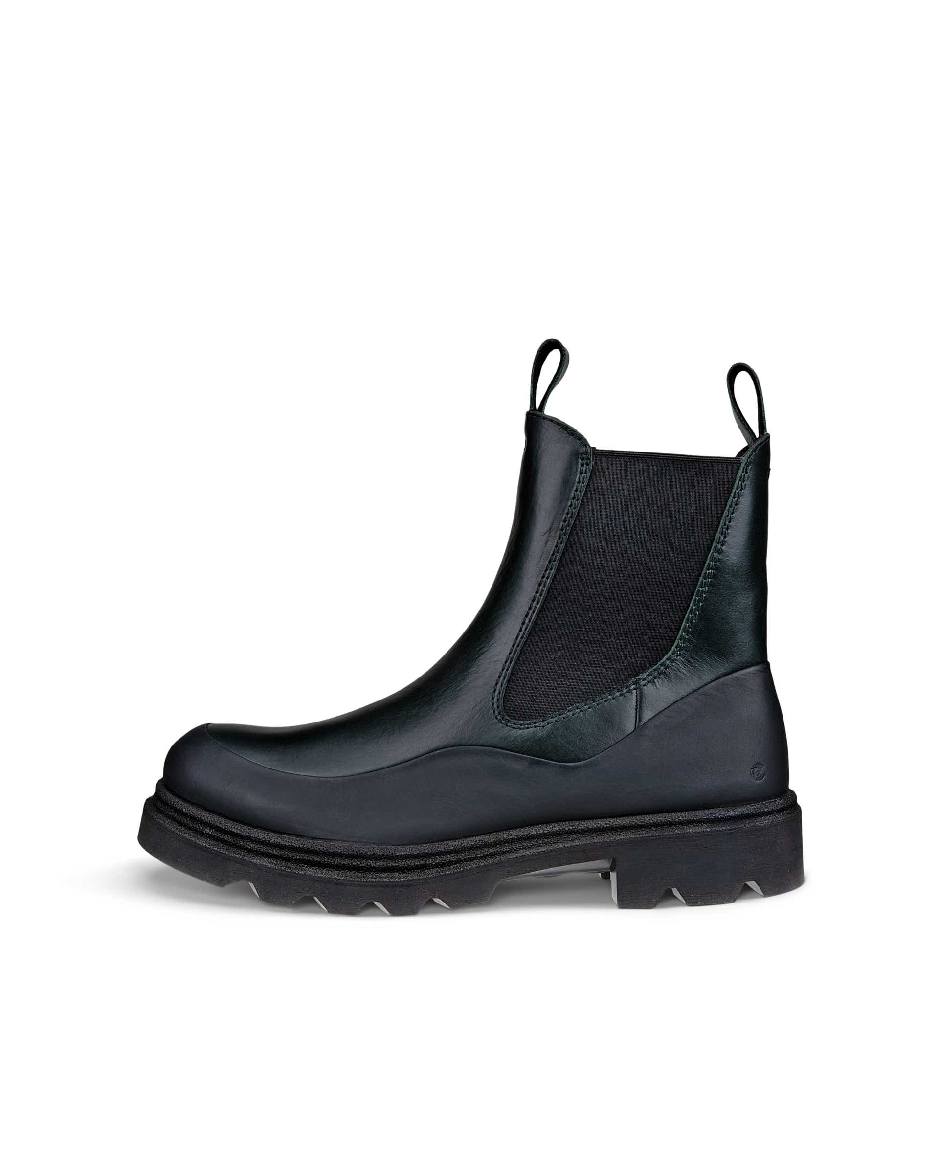 ECCO® GRAINER Damen Chelsea Boot aus Leder - Grün - Outside