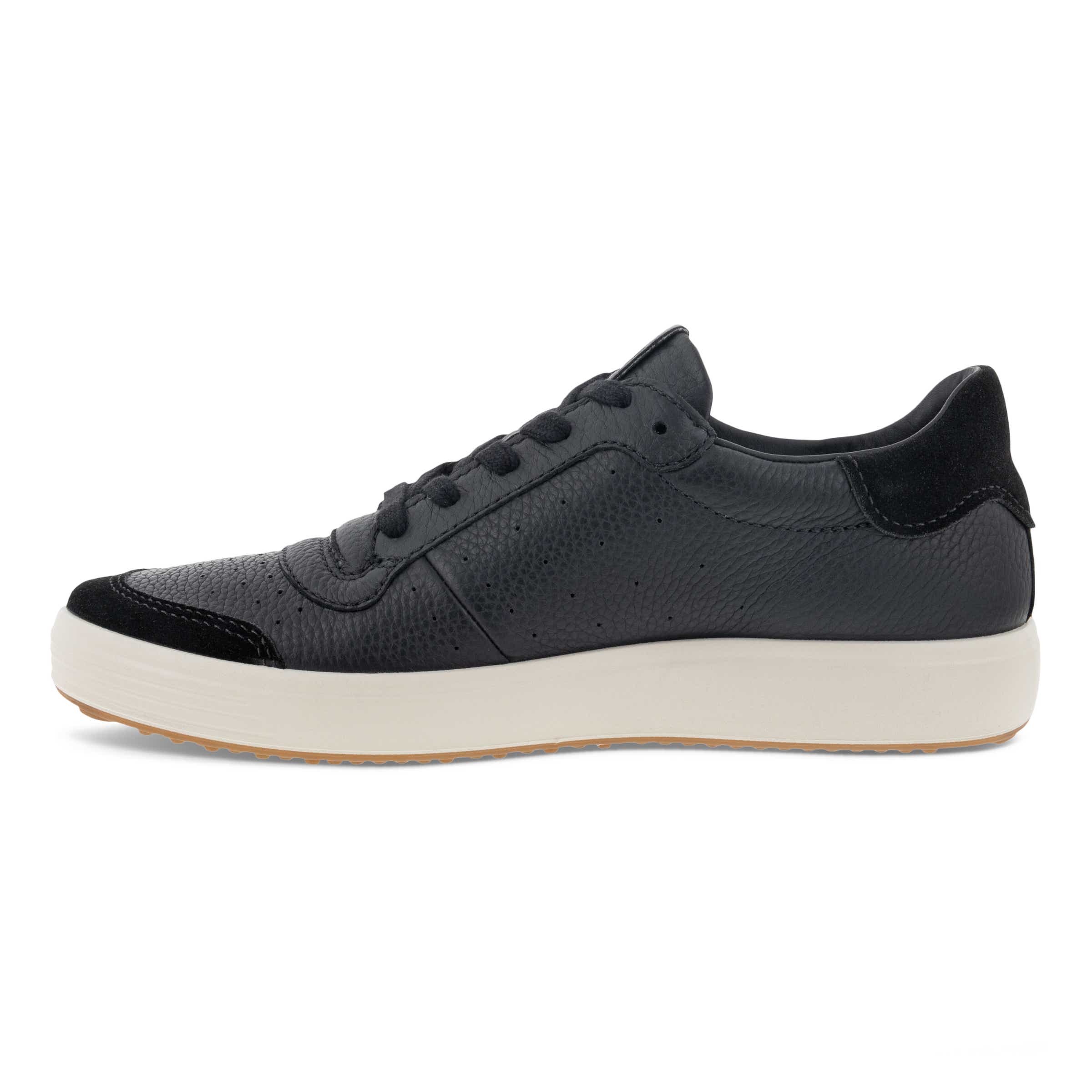 Men's ECCO® Soft 7 Leather Sneaker - Black - Inside