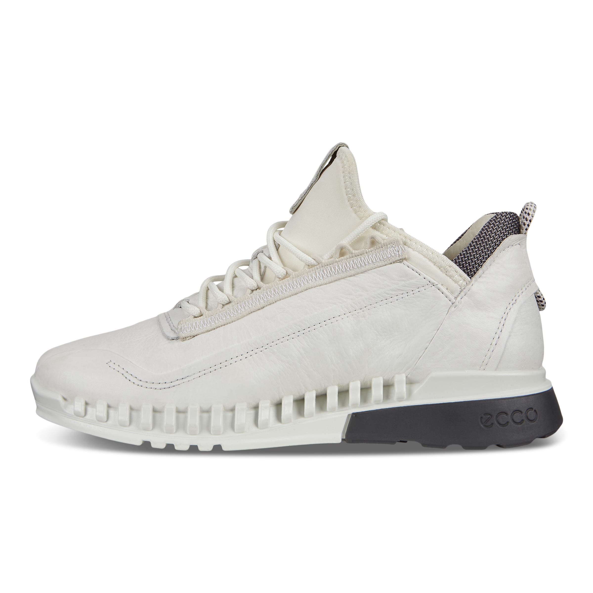 ECCO Zipflex Low Dyneema ウィメンズ レザースニーカー - ホワイト - Inside