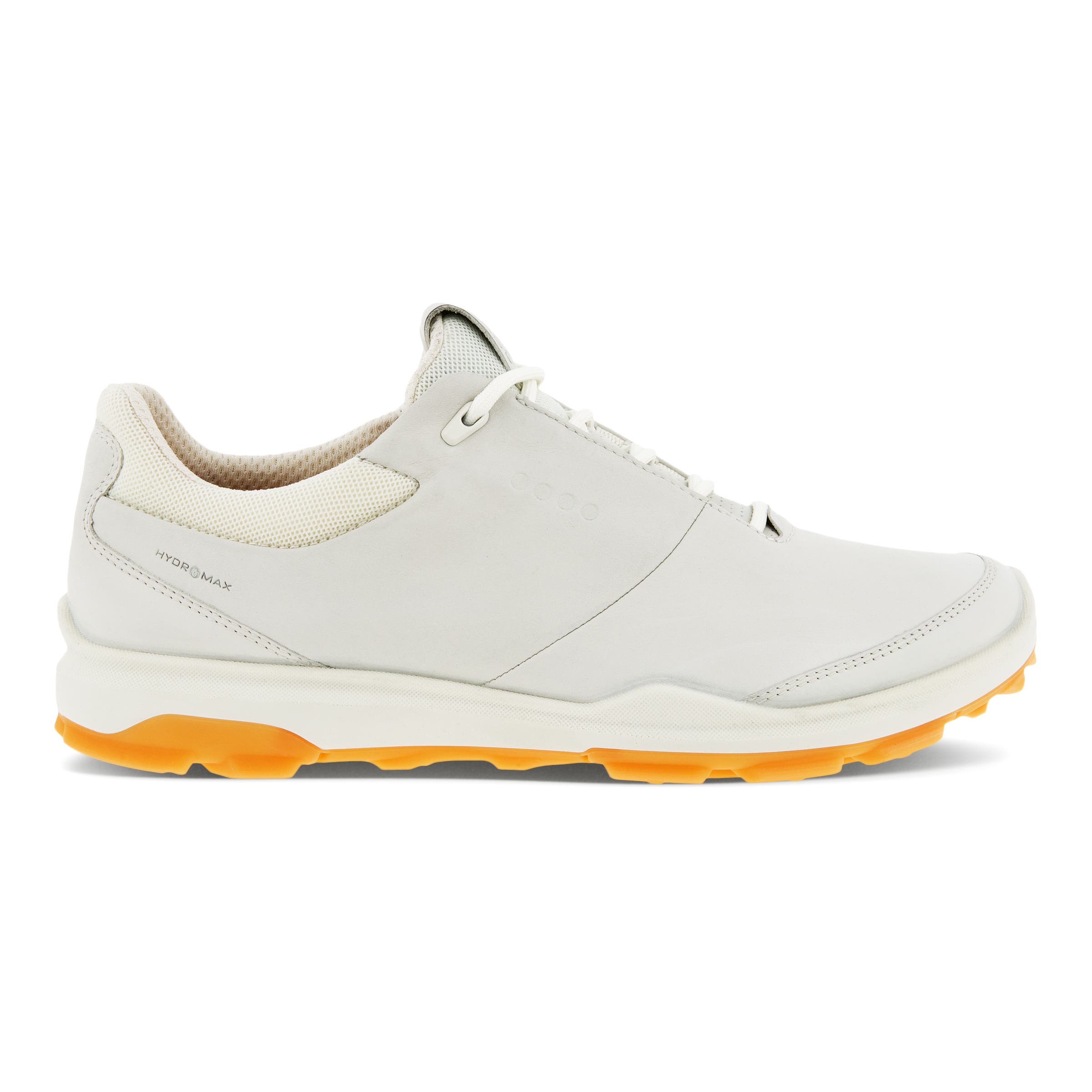 Ladies ECCO® Golf BIOM Hybrid 3 Leather Golf Shoe - White - Outside