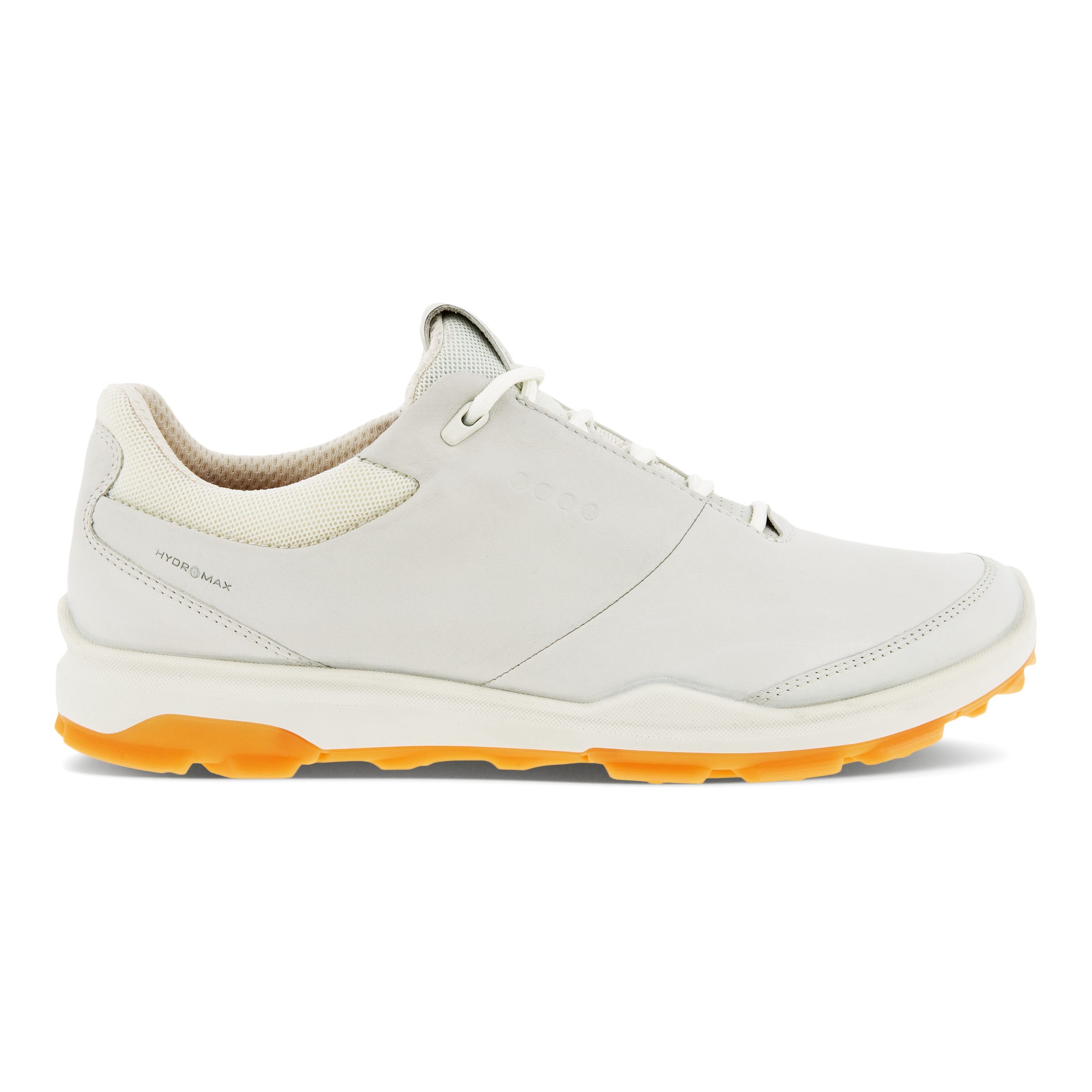 Ladies ECCO® Golf BIOM Hybrid 3 Leather Golf Shoe - White - Outside