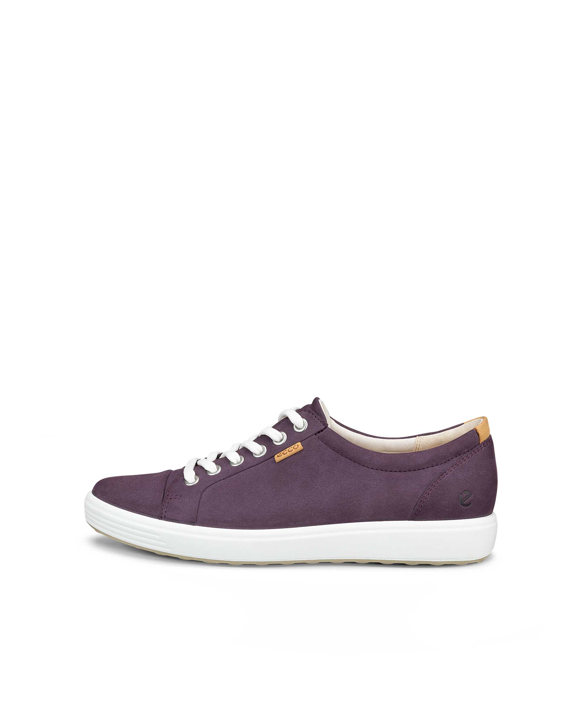 ECCO® SOFT 7 Damen Sneaker aus Nubukleder - Lila - Outside