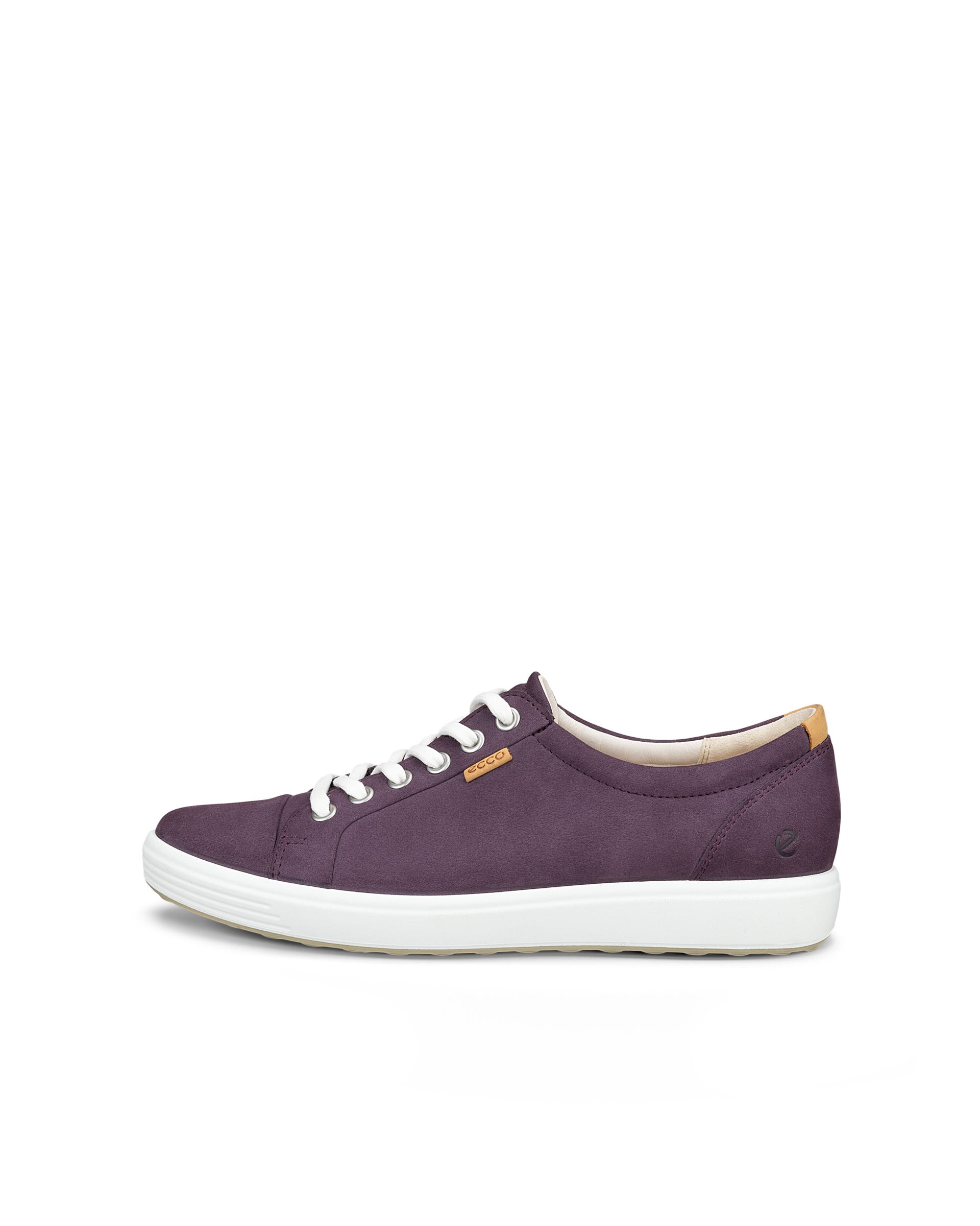 ECCO® SOFT 7 Damen Ledersneaker - Lila - Outside