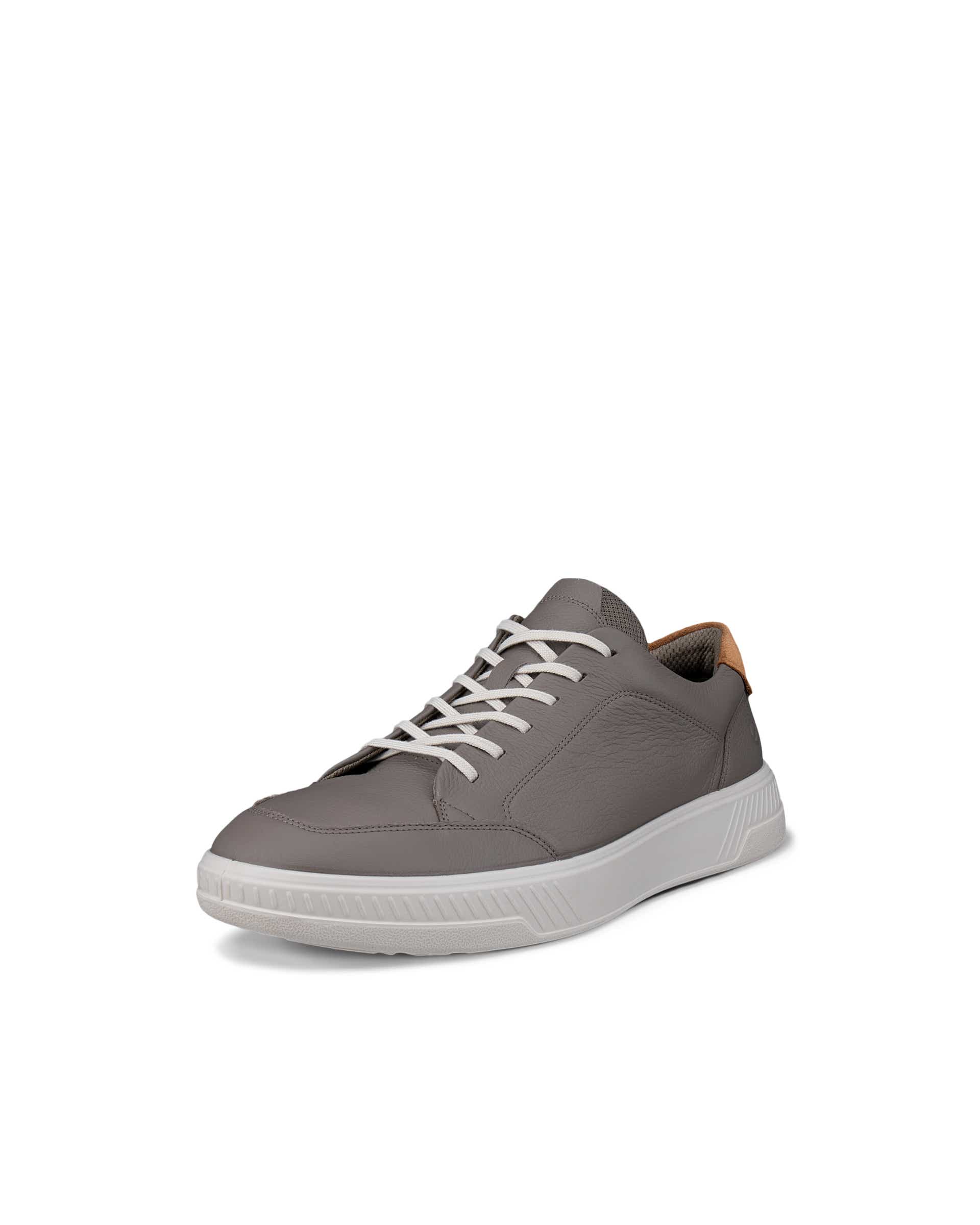 ECCO® MOVE heren leren sneaker - Grijs - Main