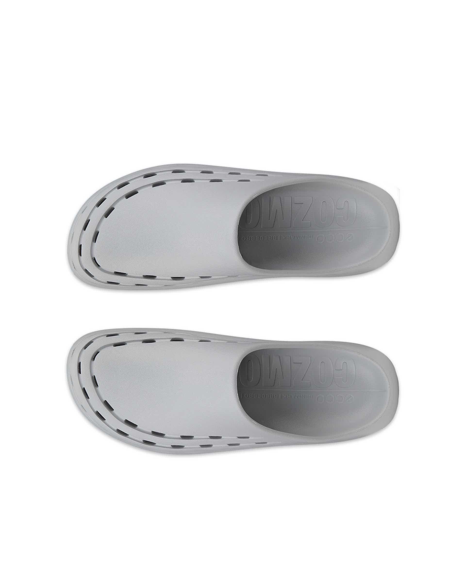 남성 ECCO Cozmo Slide 슬라이더 - 그레이 - Top left pair