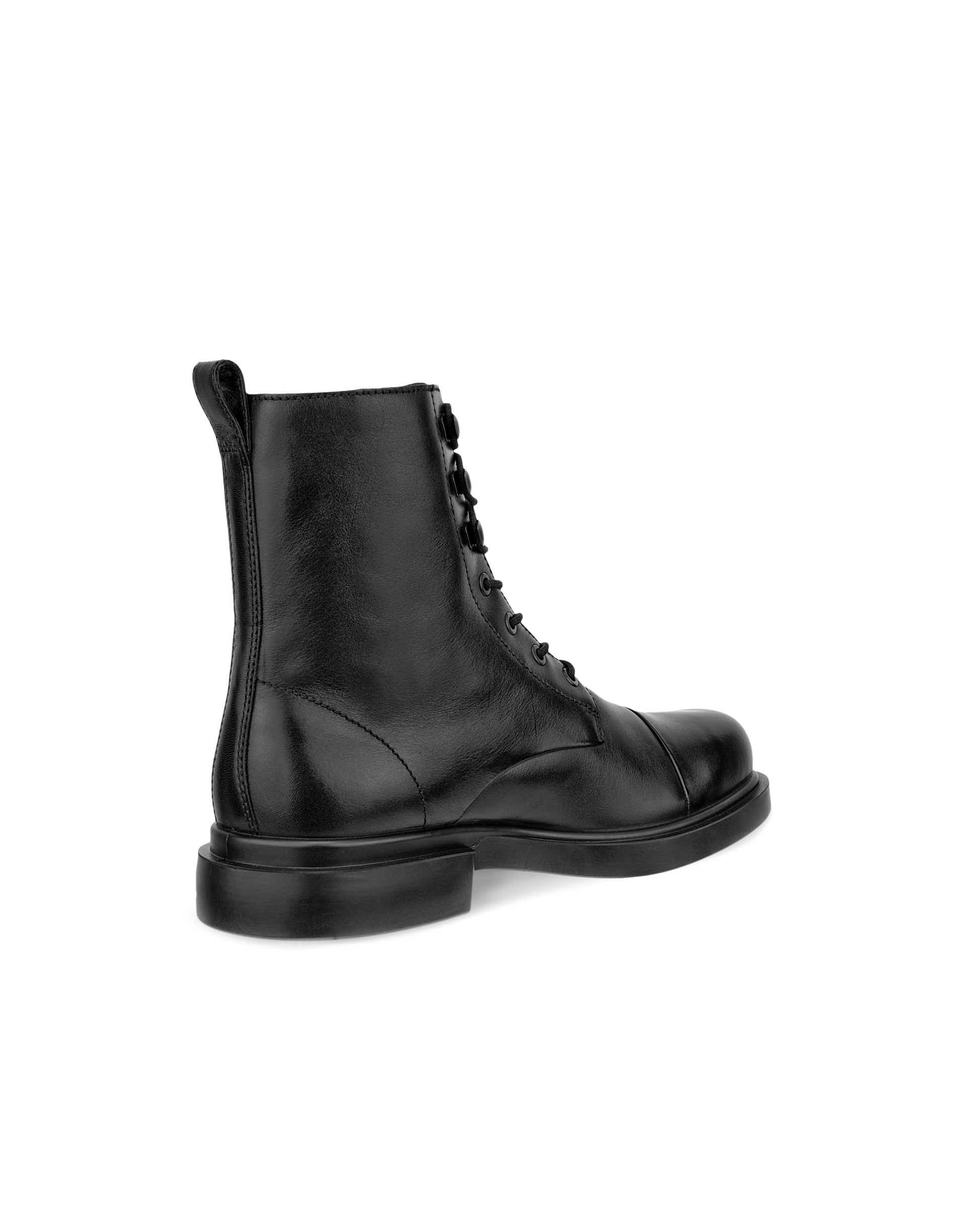 ECCO® Metropole Seoul Heren halfhoge leren laars - Zwart - Back