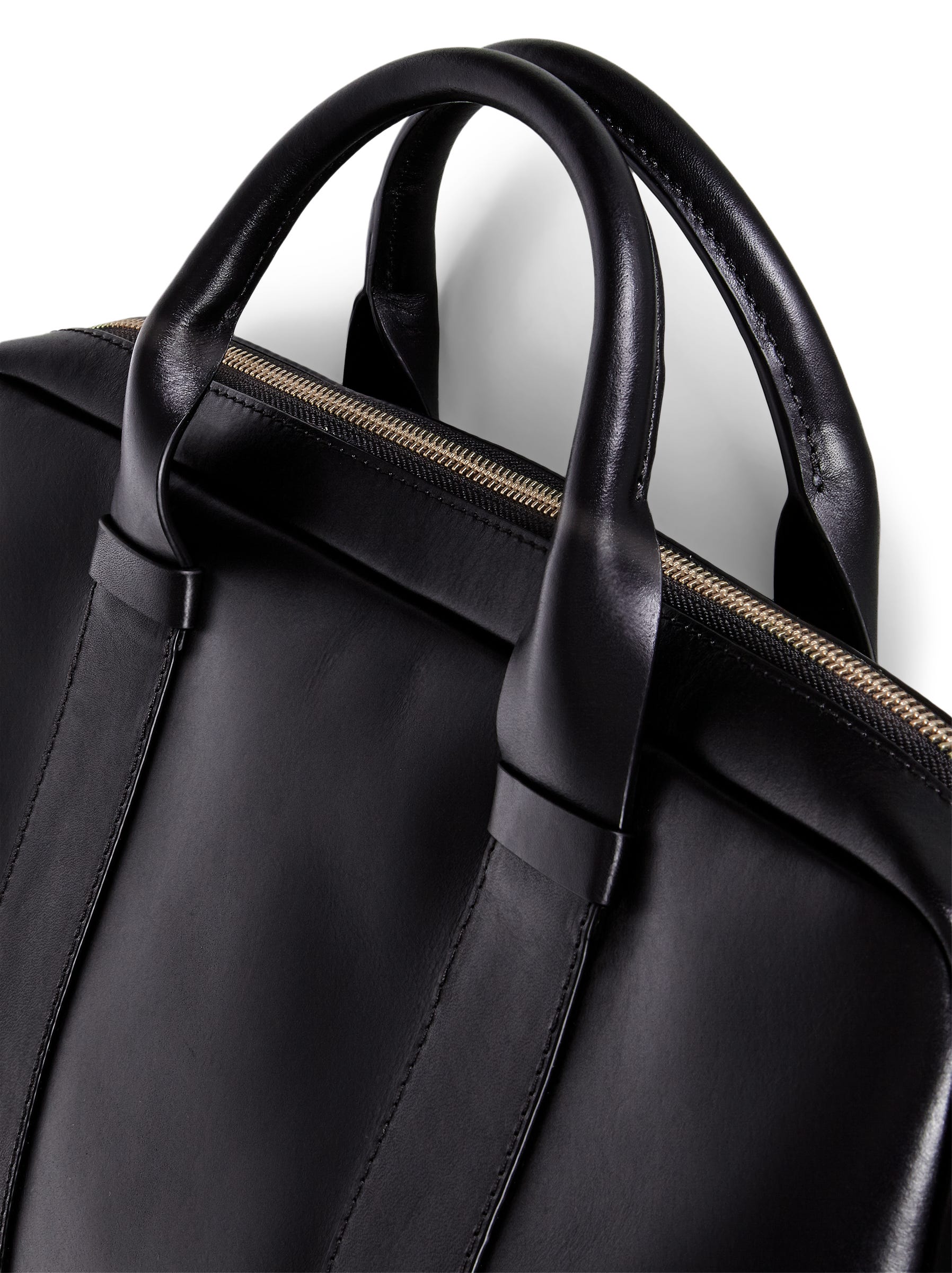 Men's ECCO® Lars Leather Laptop Bag - Black - Detail-1