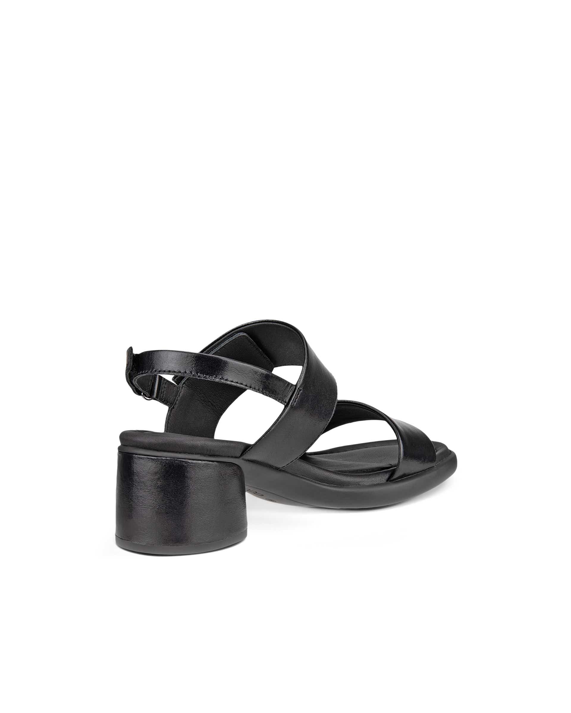 ECCO® Sculpted Sandal LX 35 Damen Ledersandale mit Absatz - Schwarz - Back