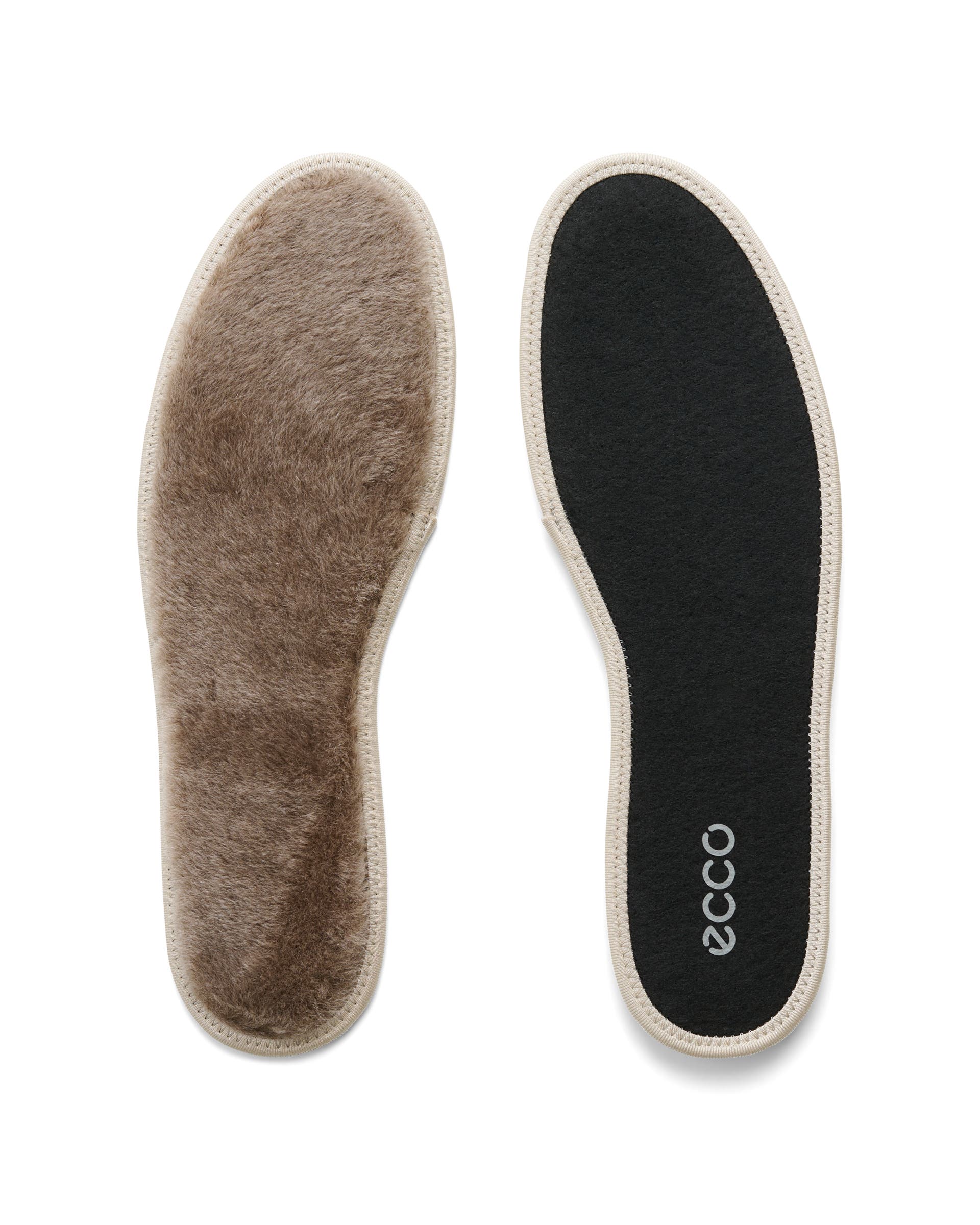 ECCO® Comfort indlægssål i lammeskind til herrer - Beige - Detail-1
