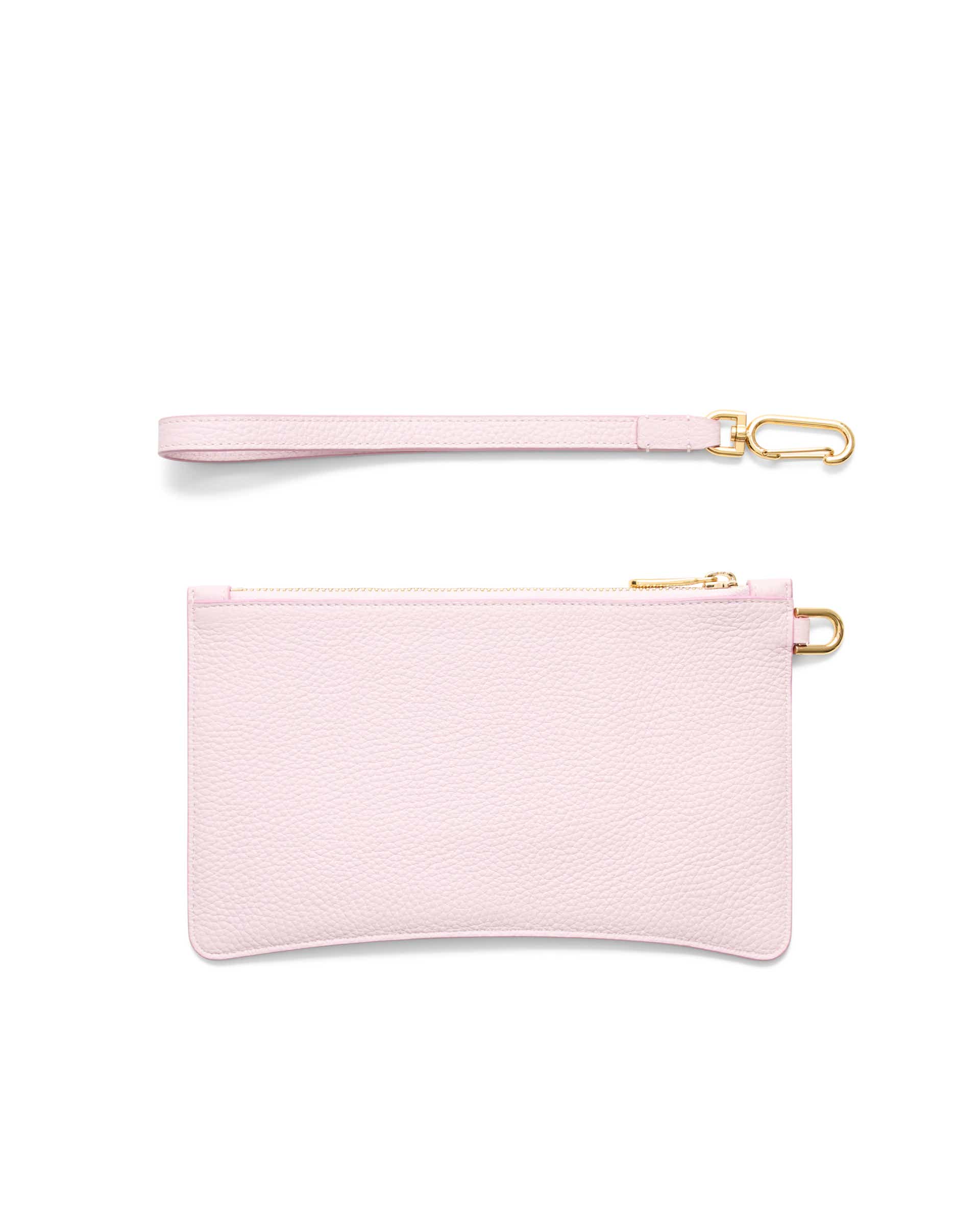ECCO® Soft Pebbled Leather Wristlet - Pink - Back