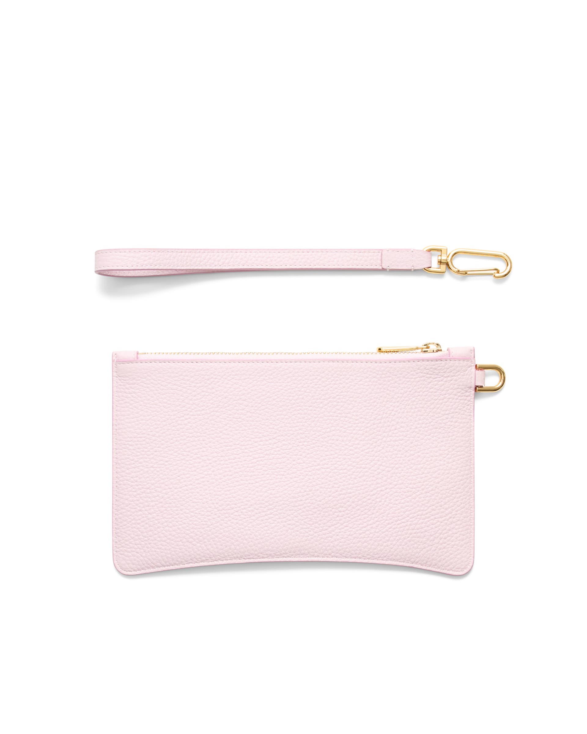 ECCO® Soft Pebbled Leather Wristlet - Pink - Back