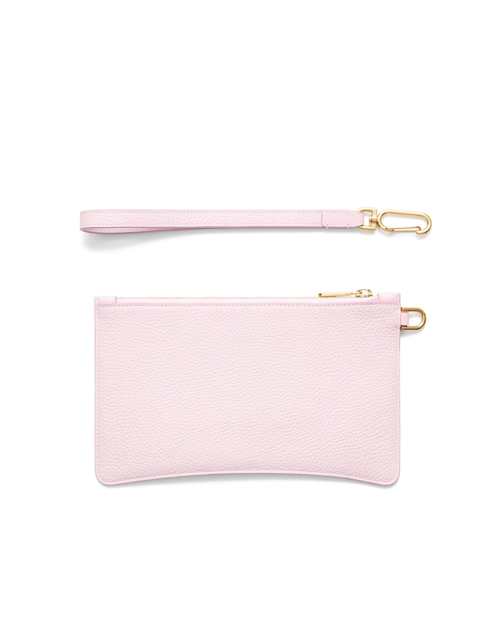 ECCO® Soft Pebbled Leather Wristlet - Pink - Back