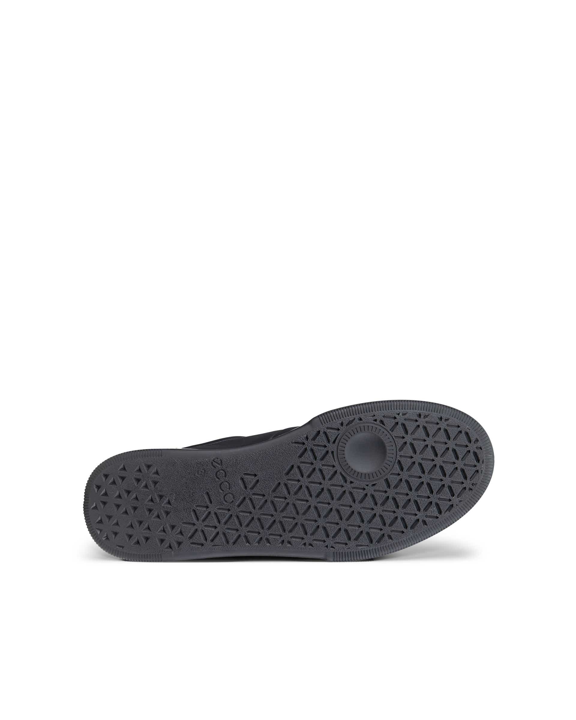 Men's ECCO® STREET COURT Leather Sneaker - Black - Sole