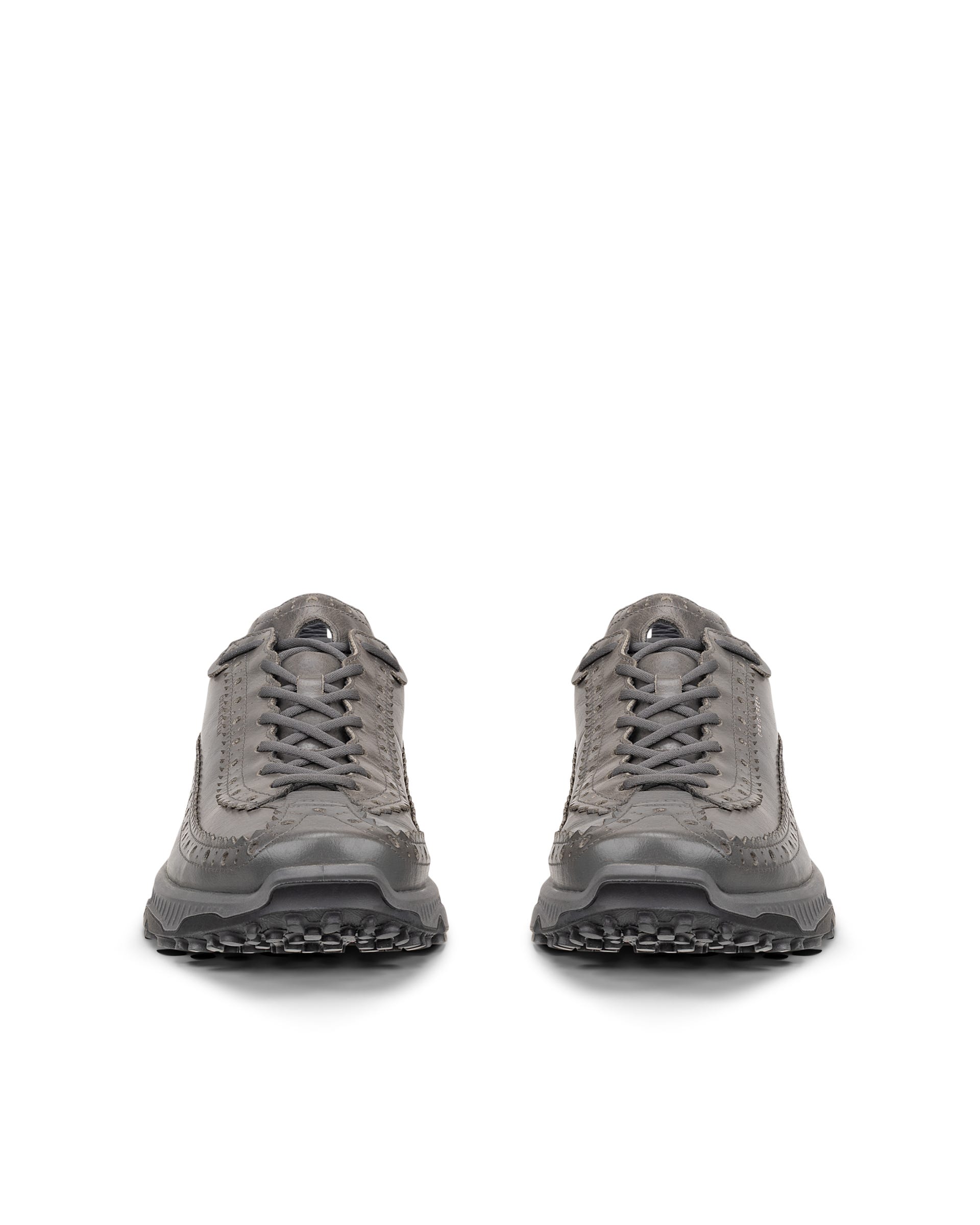 ECCO RECEPTOR XP WOMEN ウィメンズ レザーシューズ - グレー - Outside