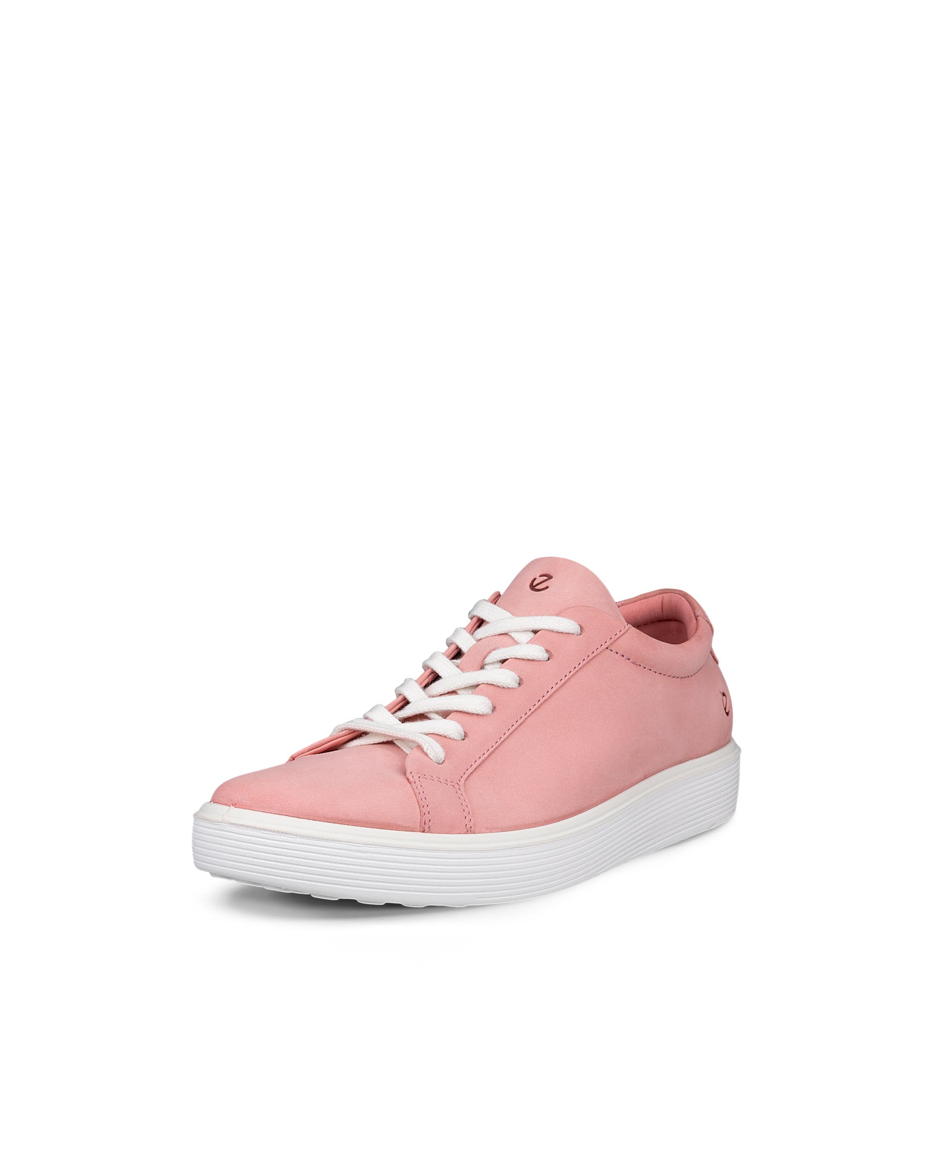 Women's ECCO® Soft 60 Nubuck Sneaker - Pink - Main