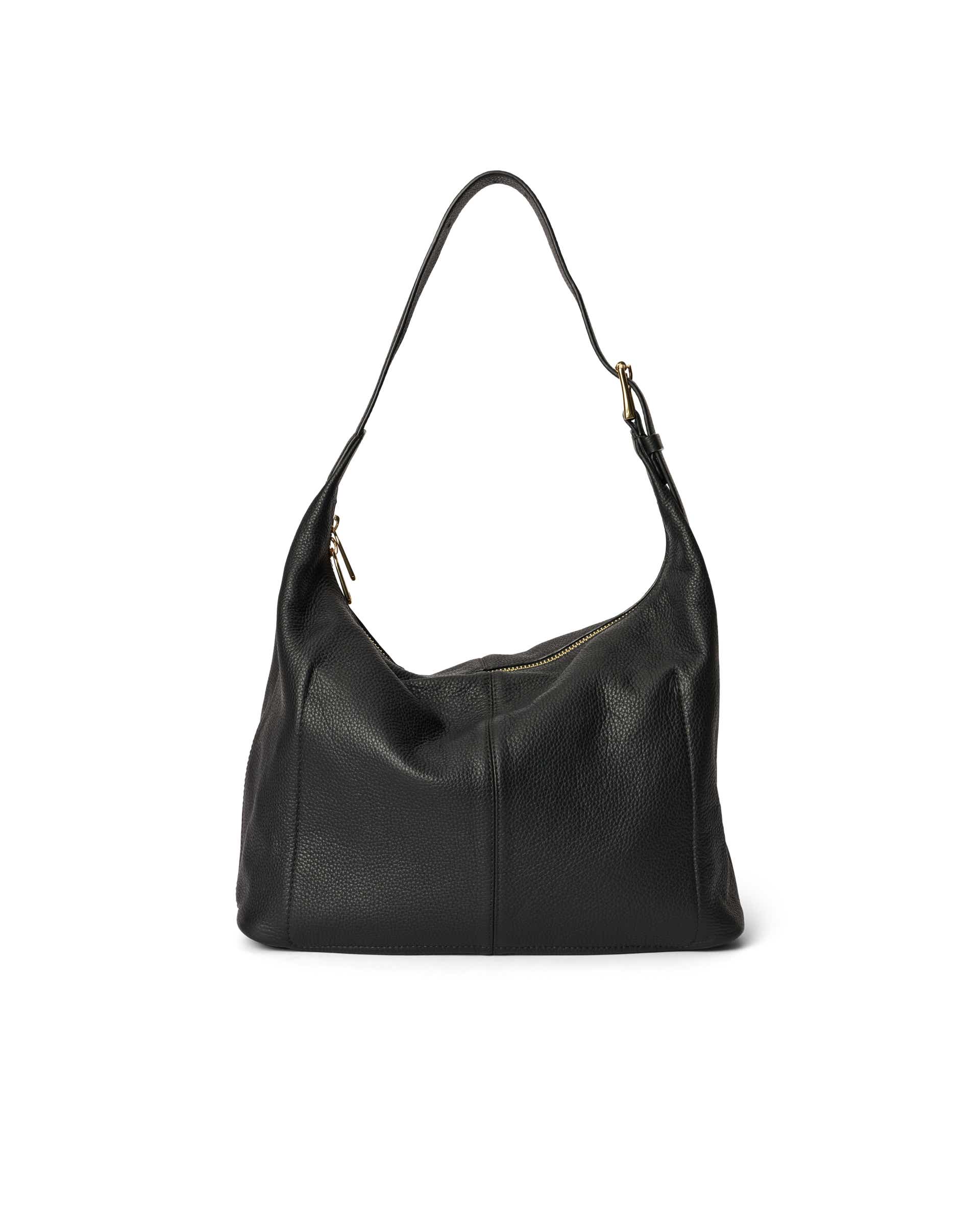 ECCO® Hobo Hobo-Tasche aus Leder - Schwarz - Back