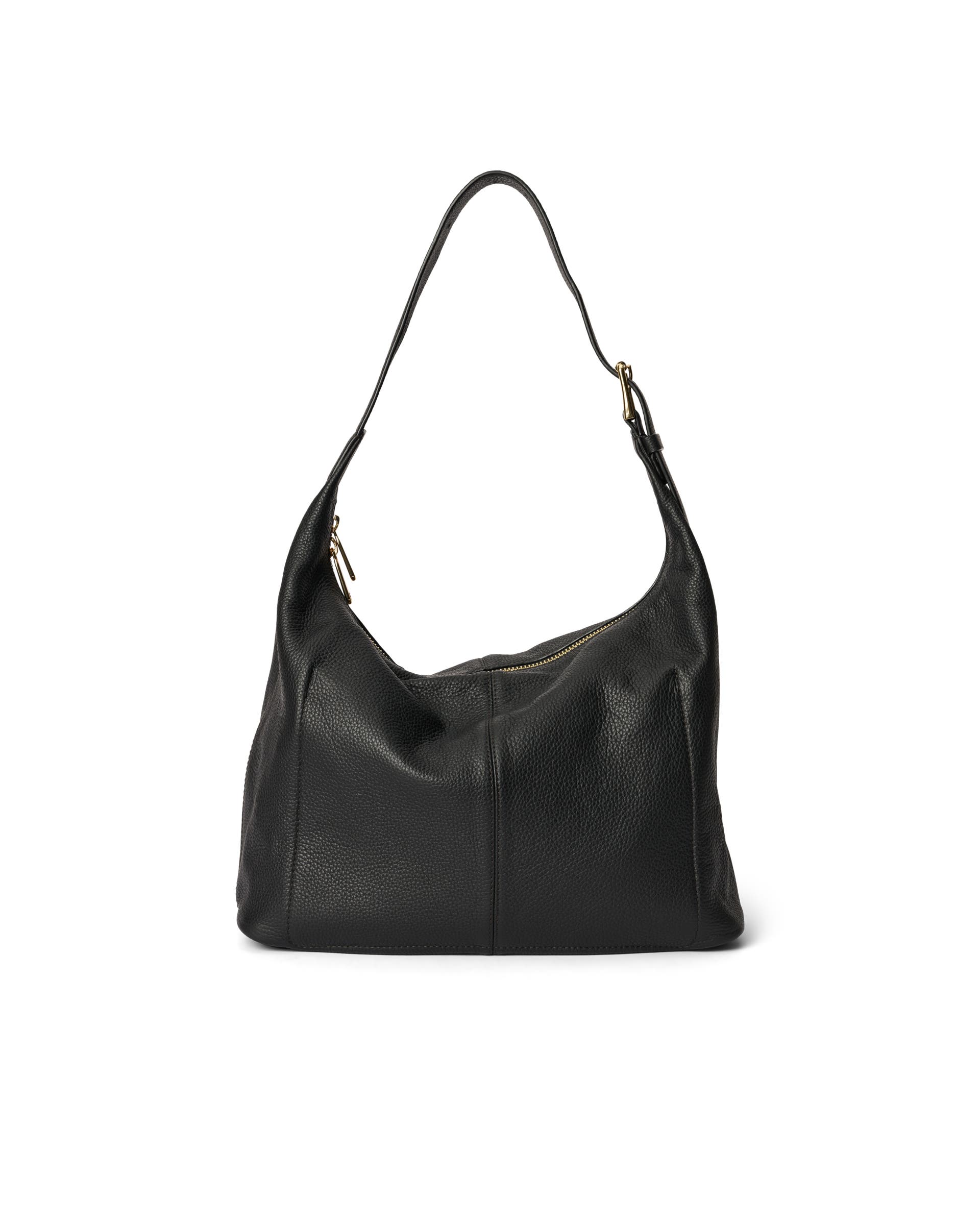 ECCO® Hobo Hobo-Tasche aus Leder - Schwarz - Back