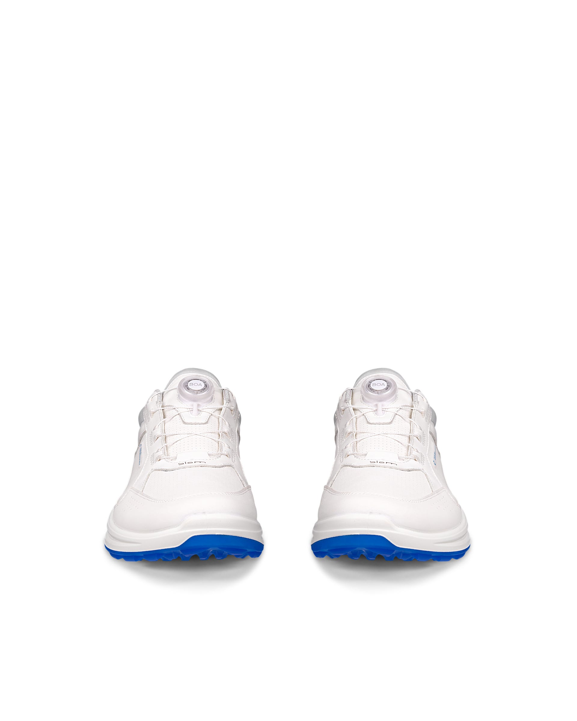 Men's ECCO® Golf Biom H6 BOA Leather Waterproof Shoe - White - Outside