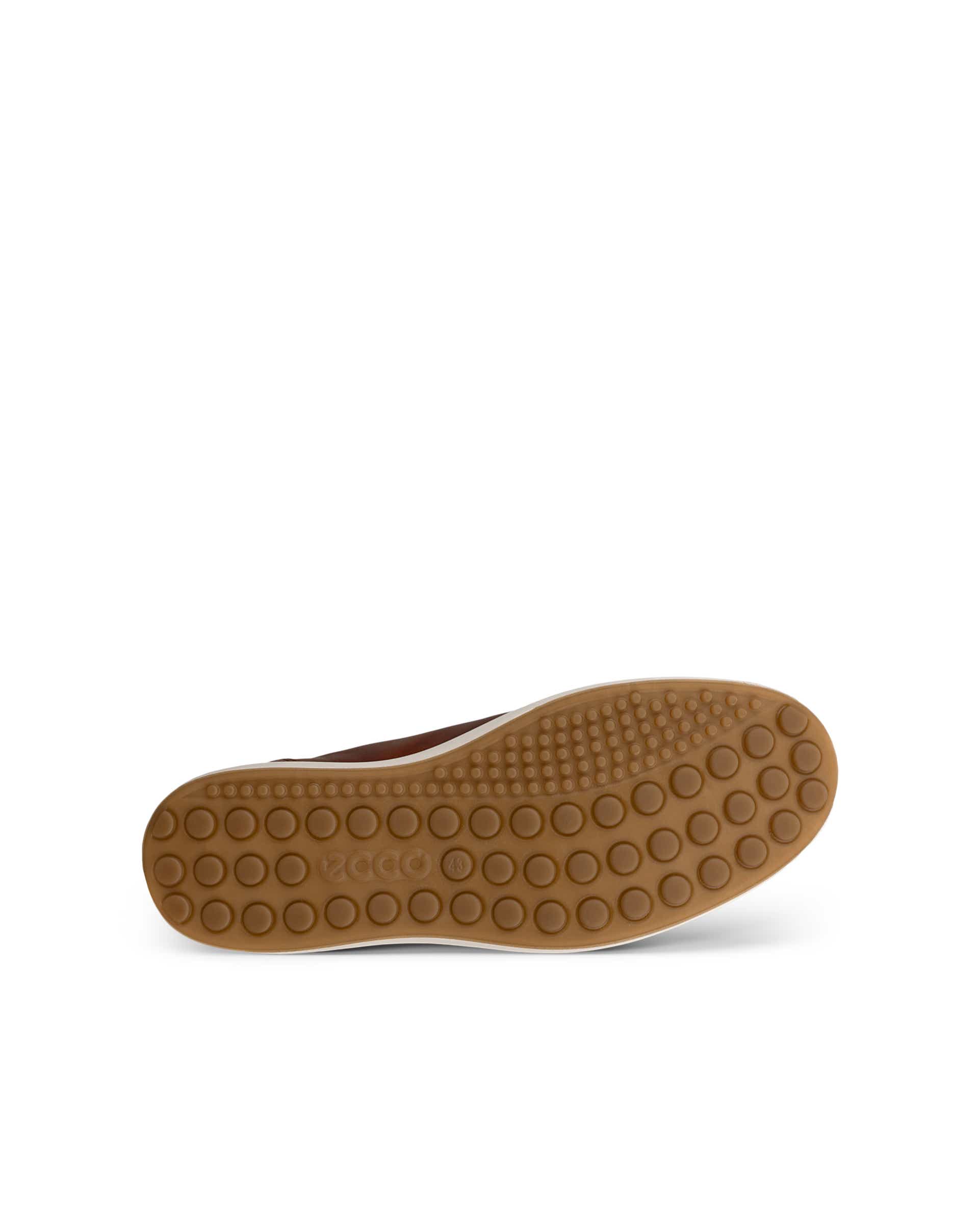 Pánské kožené tenisky ECCO® Soft 7 - Hnědá - Sole