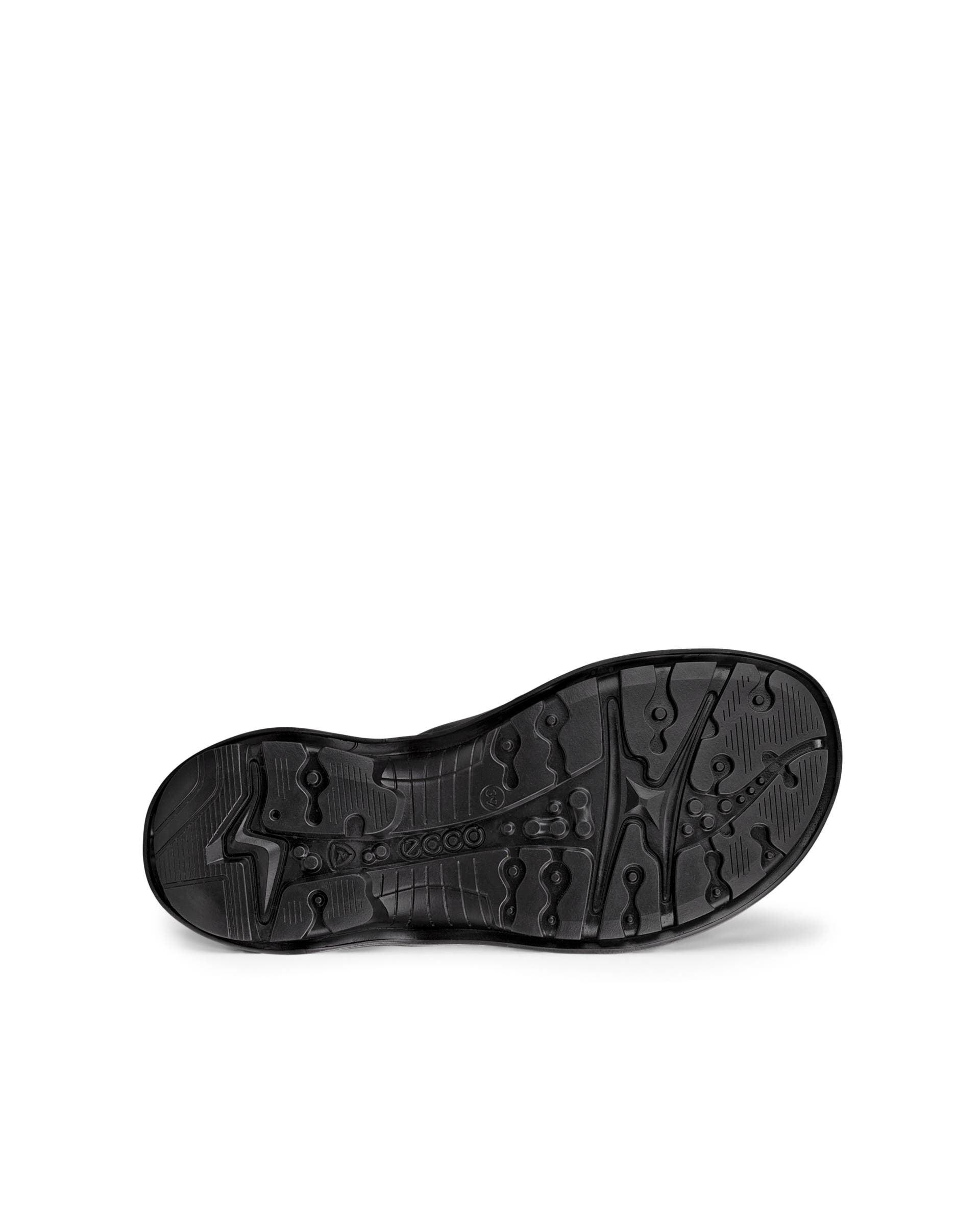 Women's ECCO® Offroad Leather Walking Sandal - Black - Sole