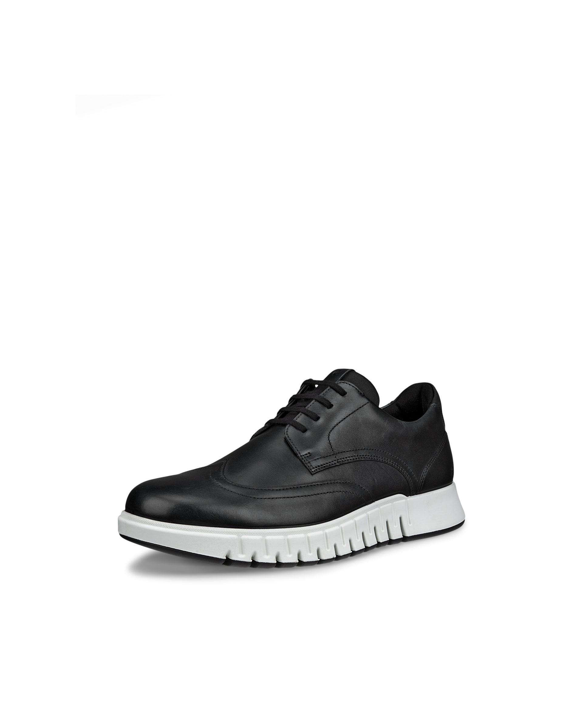ECCO Gruuv Studio メンズ レザースリッポン - ブラック - Main