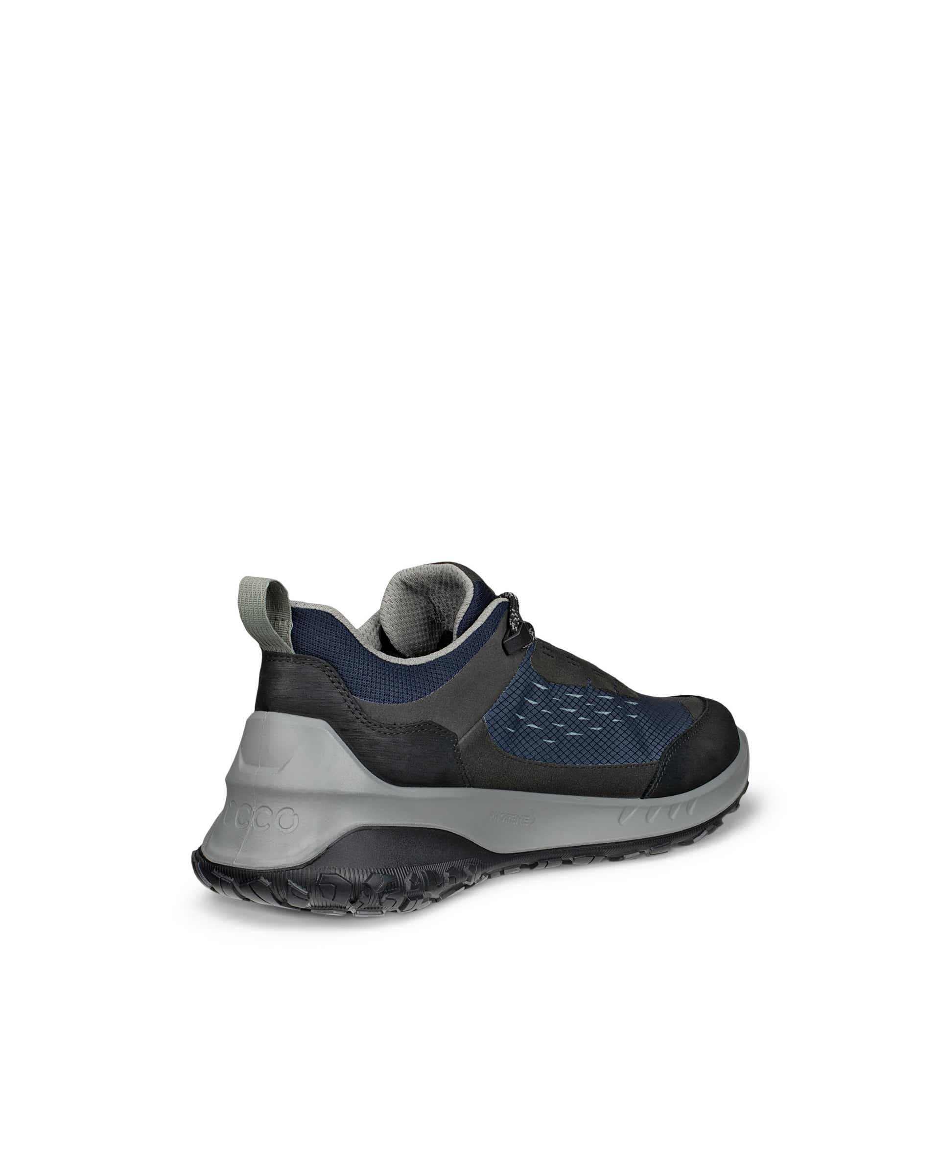 Men's ECCO® ULT-TRN Textile Outdoor Trainer - Blue - Back
