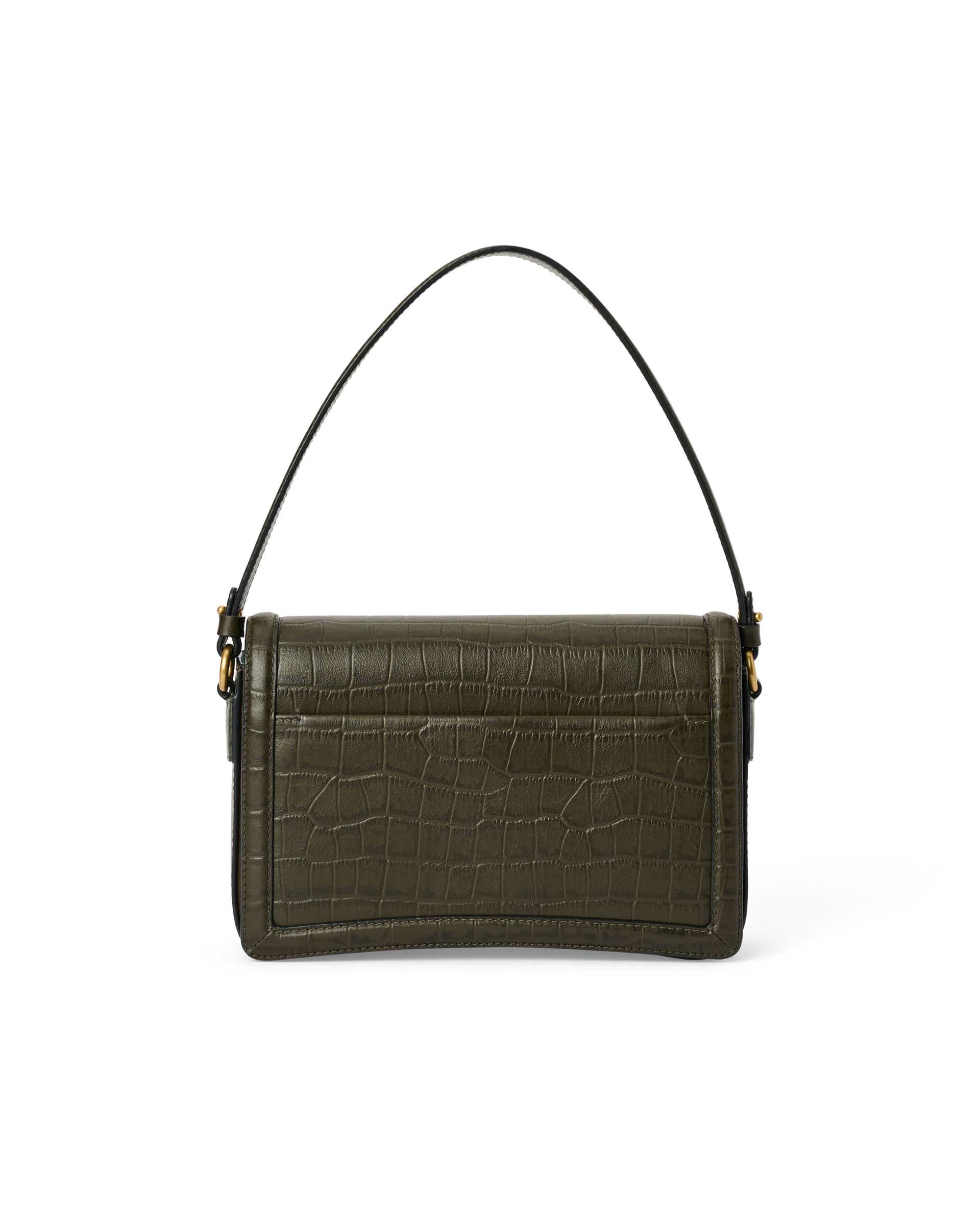 ECCO Pinch Bag レザークロスボディバッグ - グリーン - Back