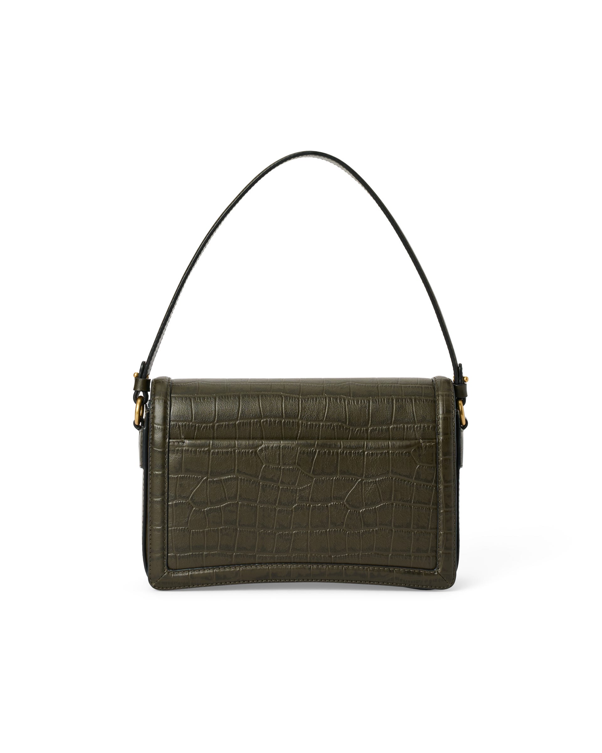 ECCO Pinch Bag レザークロスボディバッグ - グリーン - Main