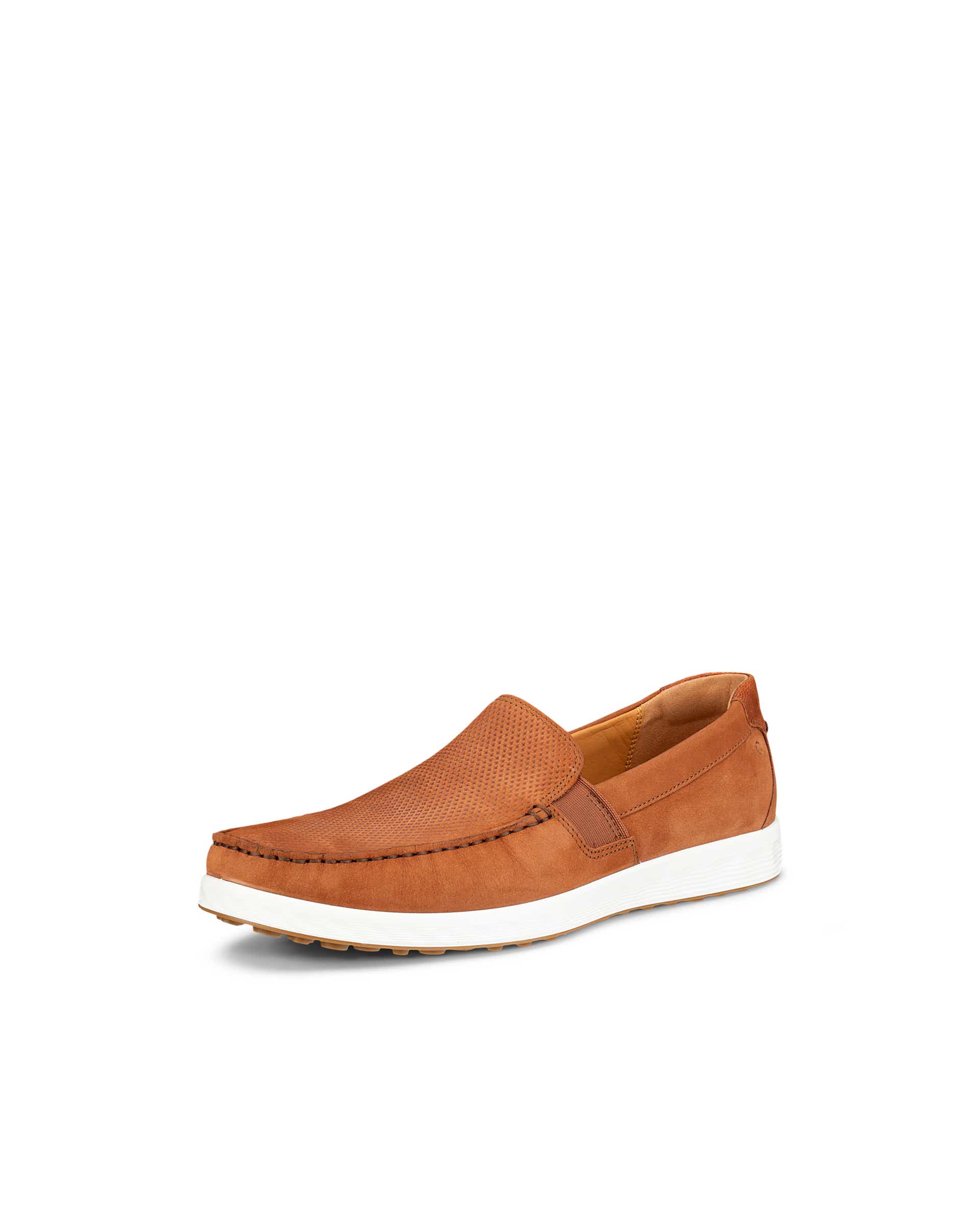 Men's ECCO® S Lite Moc Nubuck Moccasin - Brown - Main