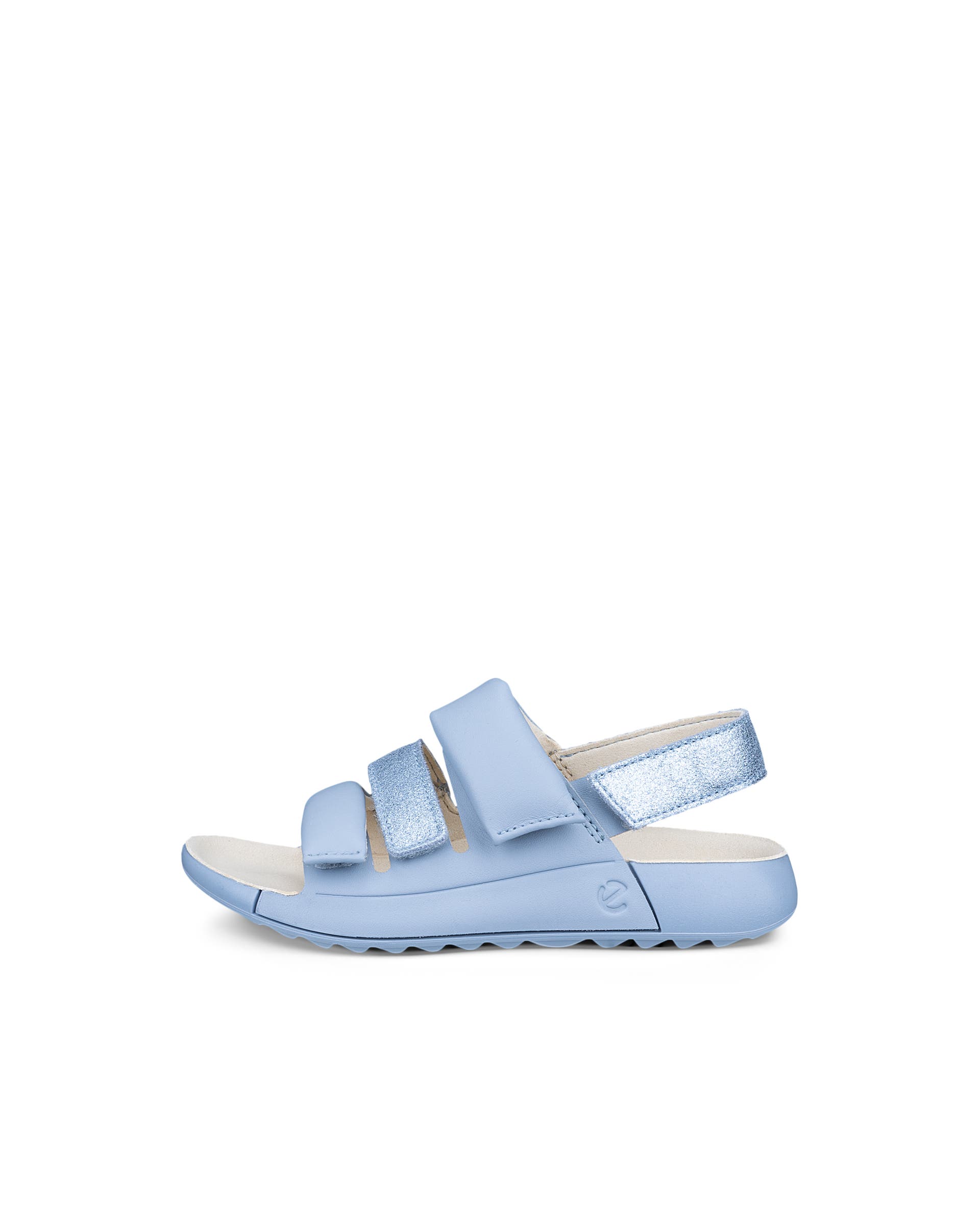 Dziecięce skórzane sandały outdoor ECCO® COZMO - Niebieski - Outside